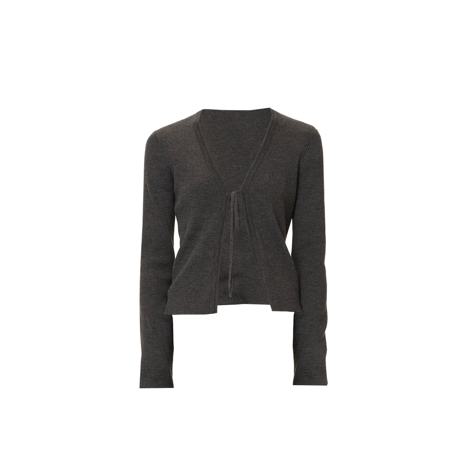 Northbutsouth V-Neck Tied Wool Cardigan MISSTT