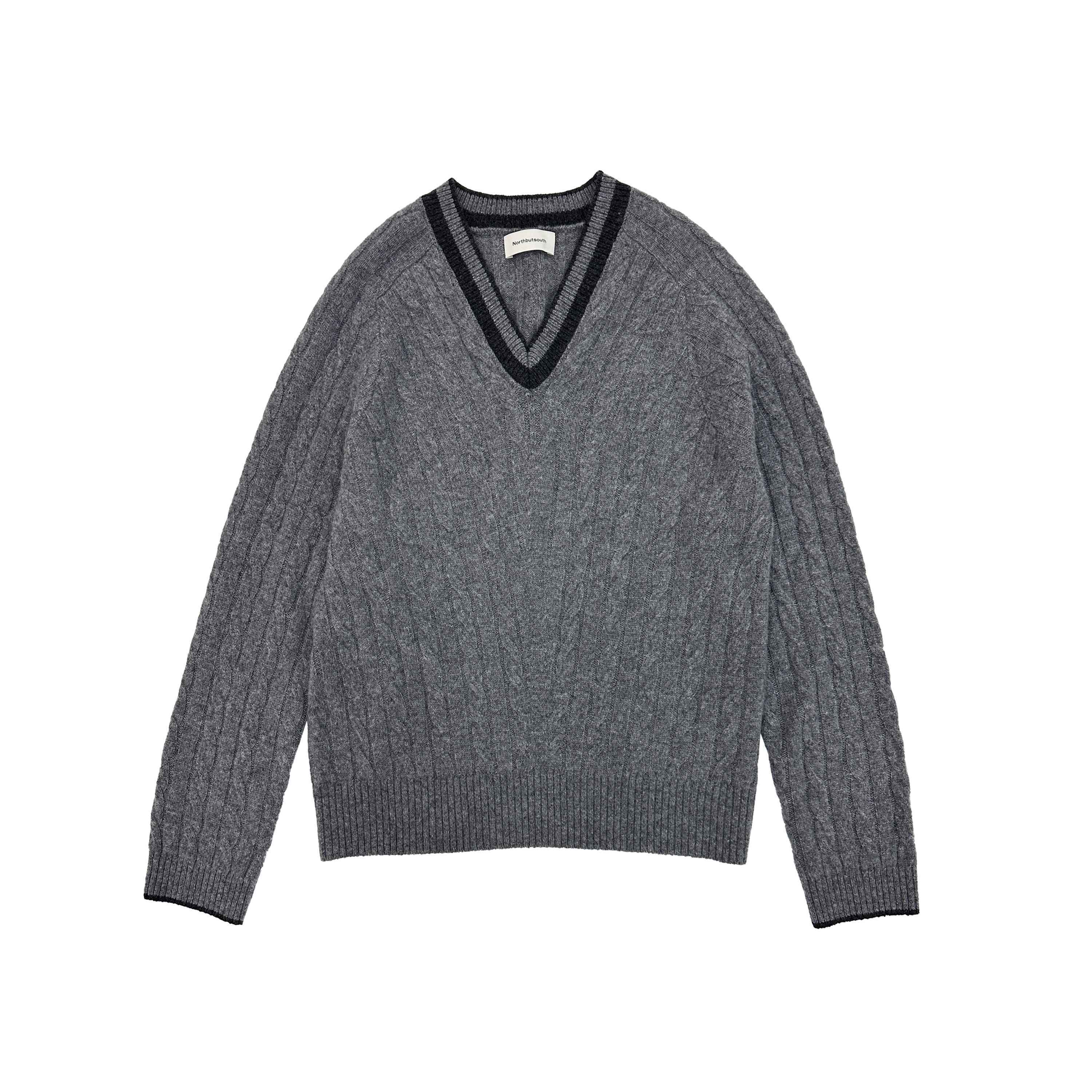 Northbutsouth_V-neck_Colorblock_Loose_Women&