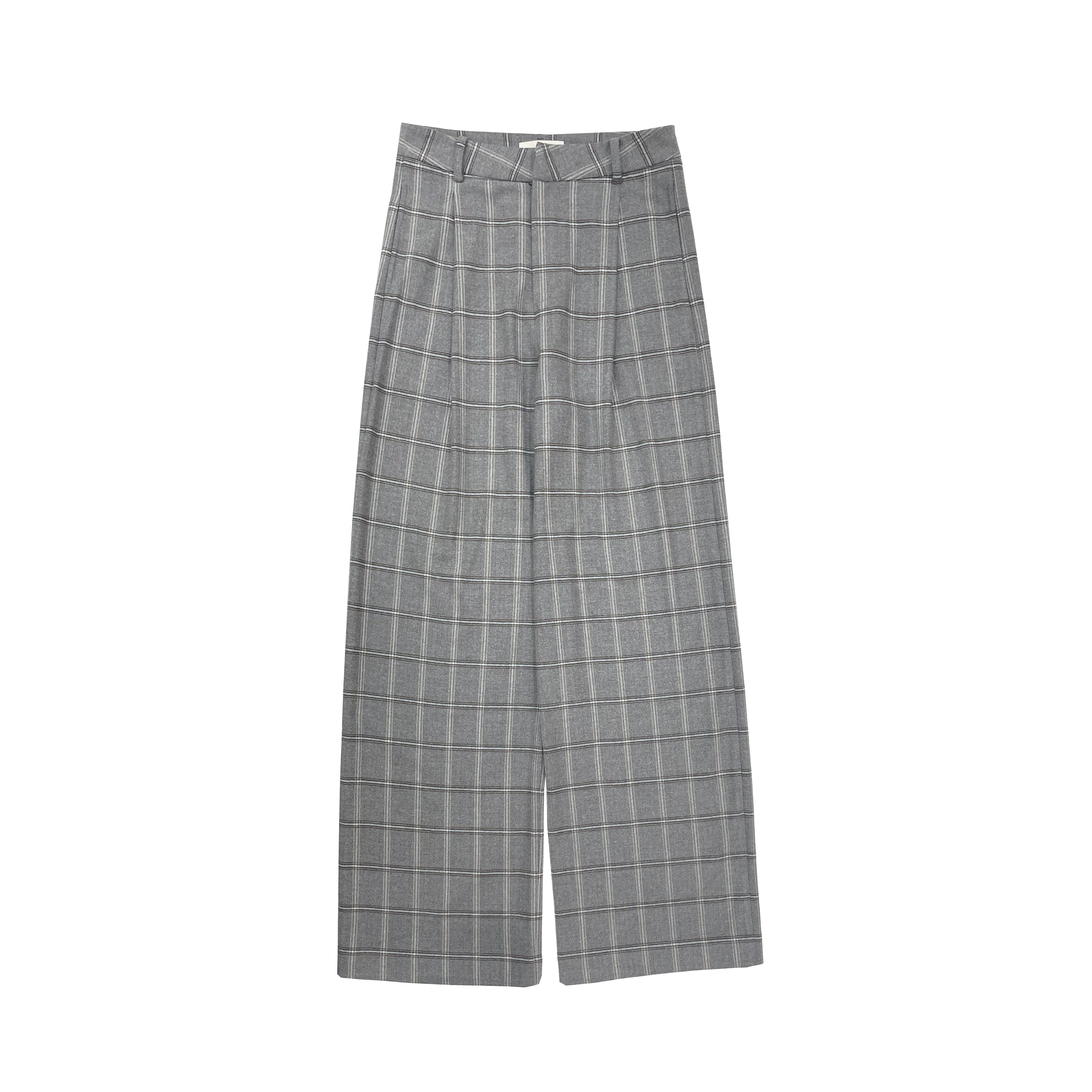 Northbutsouth Vintage Checkered Trousers Low Waist Wide Leg Casual Pants MISSTT