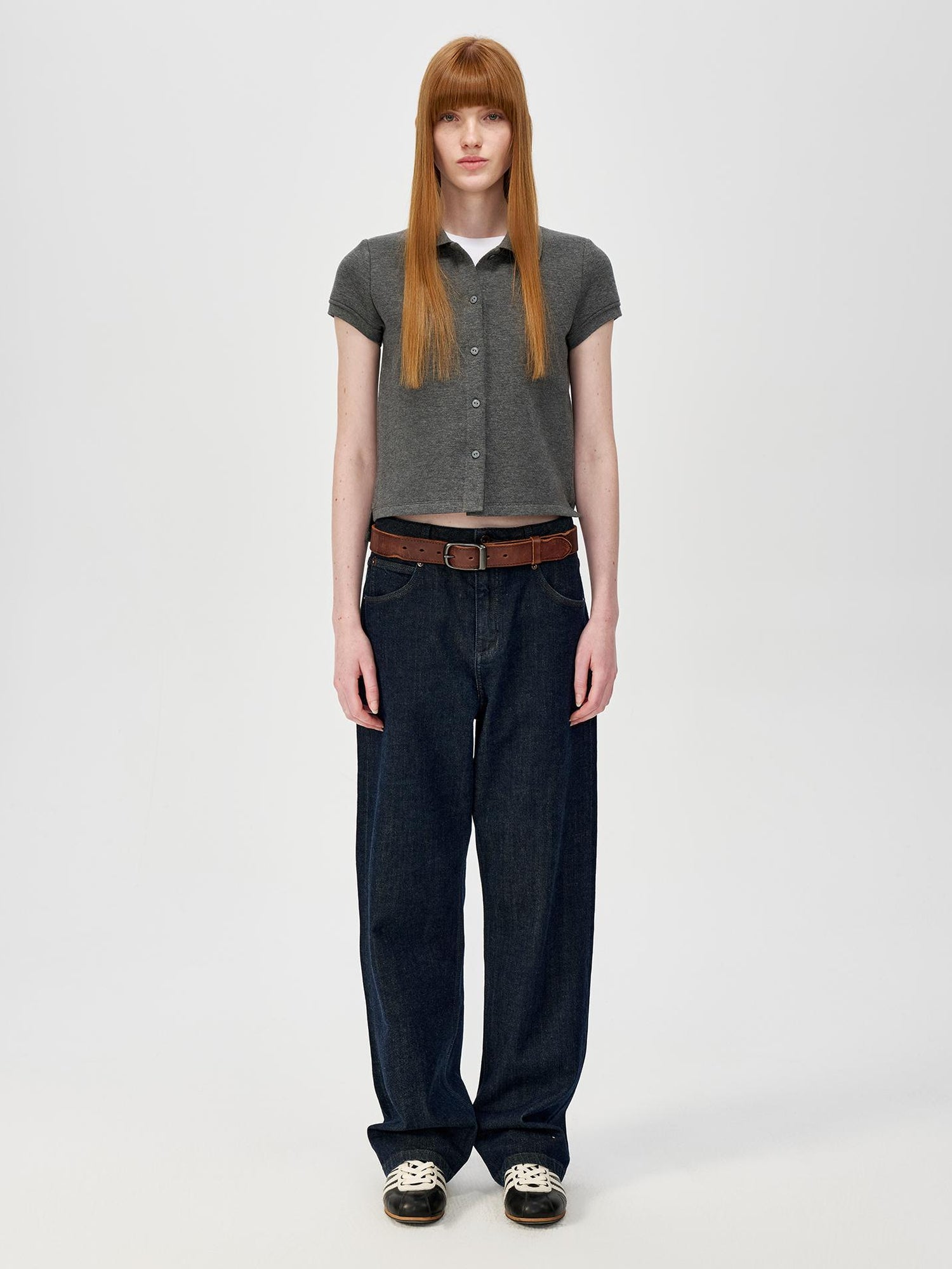 Northbutsouth Vintage Green Selvedge Denim Shorts Classic Blue Straight Leg