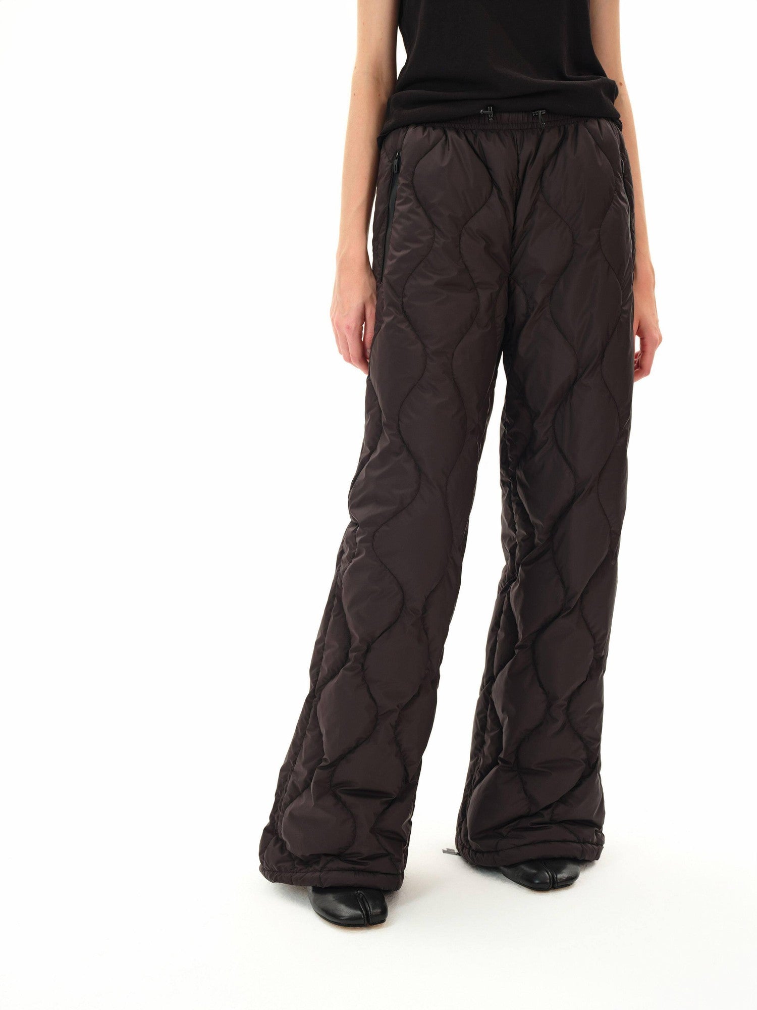 Northbutsouth Wave Quilted Elastic Waist Casual Women&