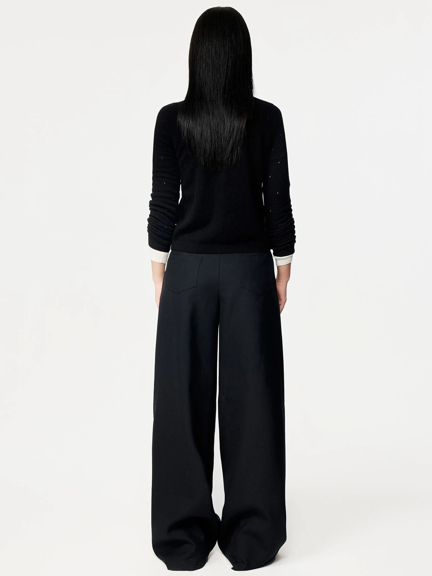 Wool Dog Paw Lace Knit Cardigan