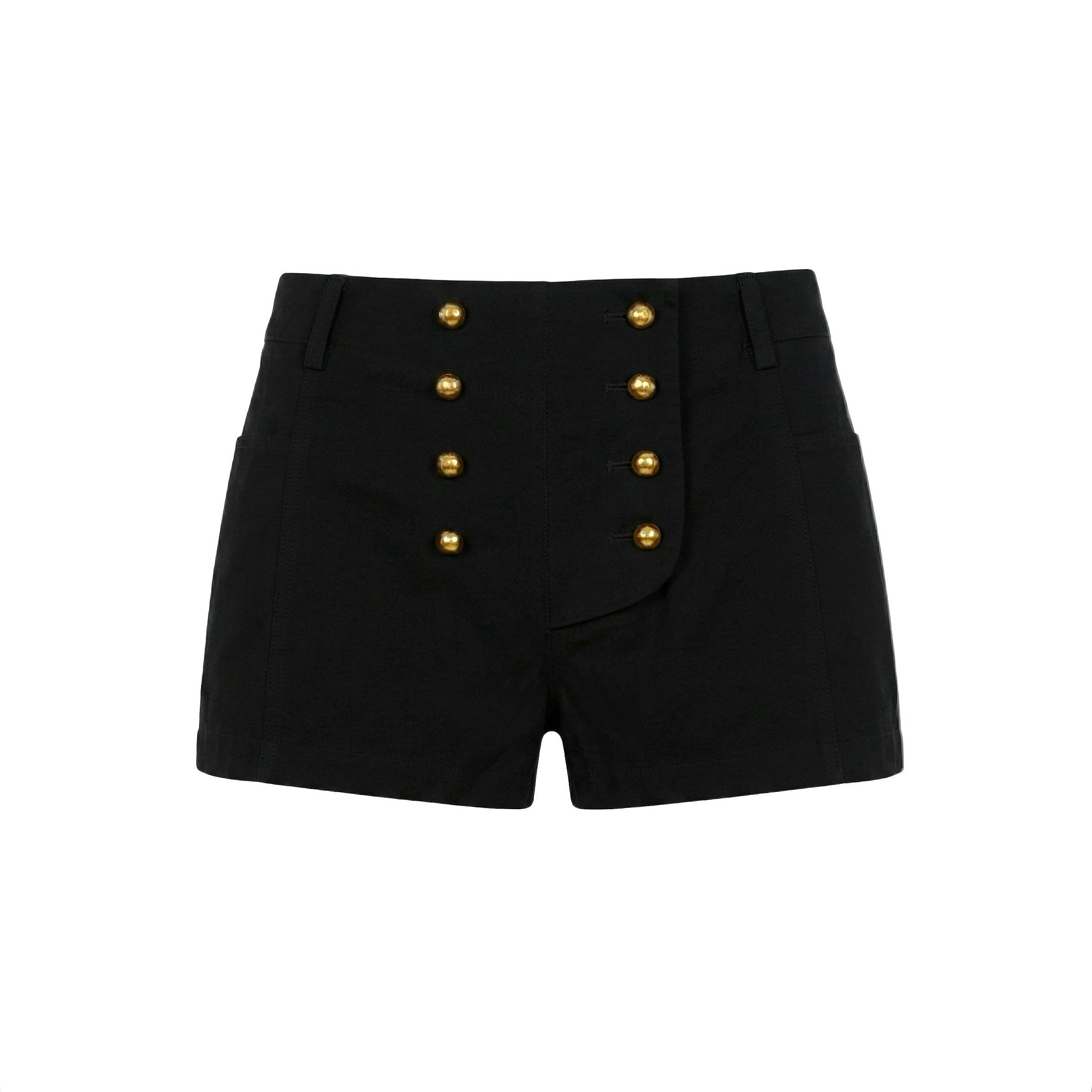 NyDkyel_Black_Military_Double_Row_Metal_Buttons_Women&
