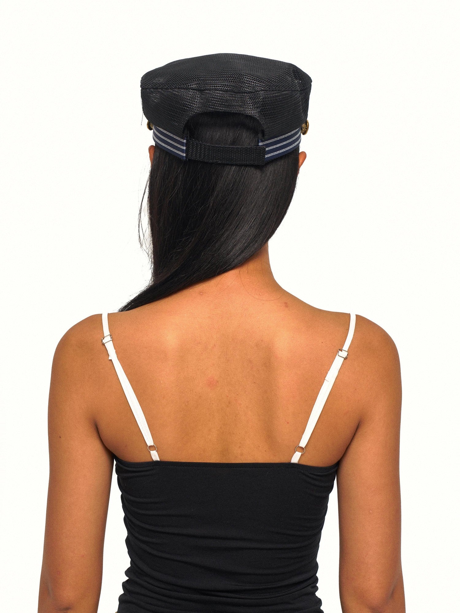 NyDkyel Striped Cutout Gold Decor Military Adjustable Women&