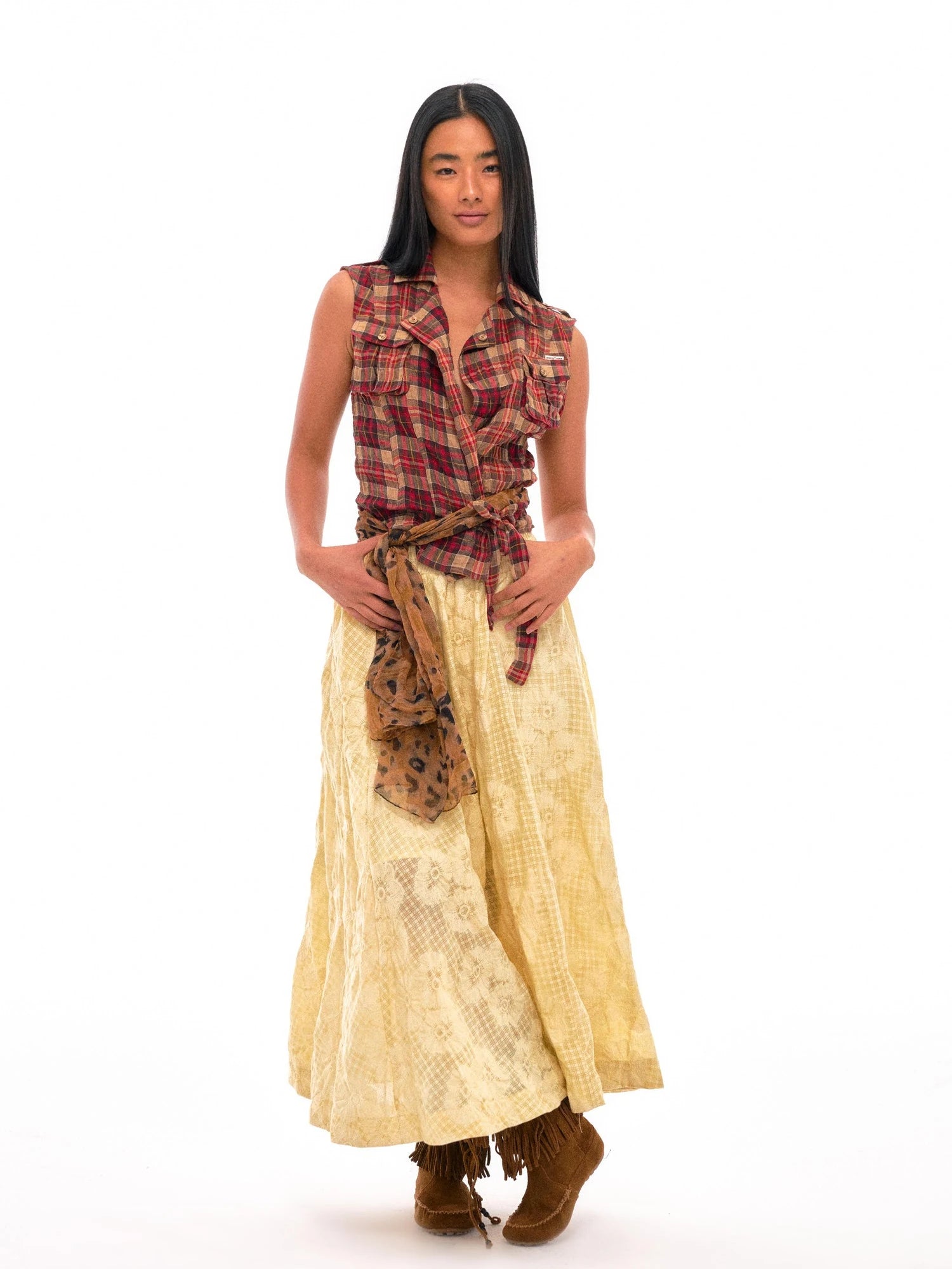 Wild Print Lightweight Rectangle Scarf