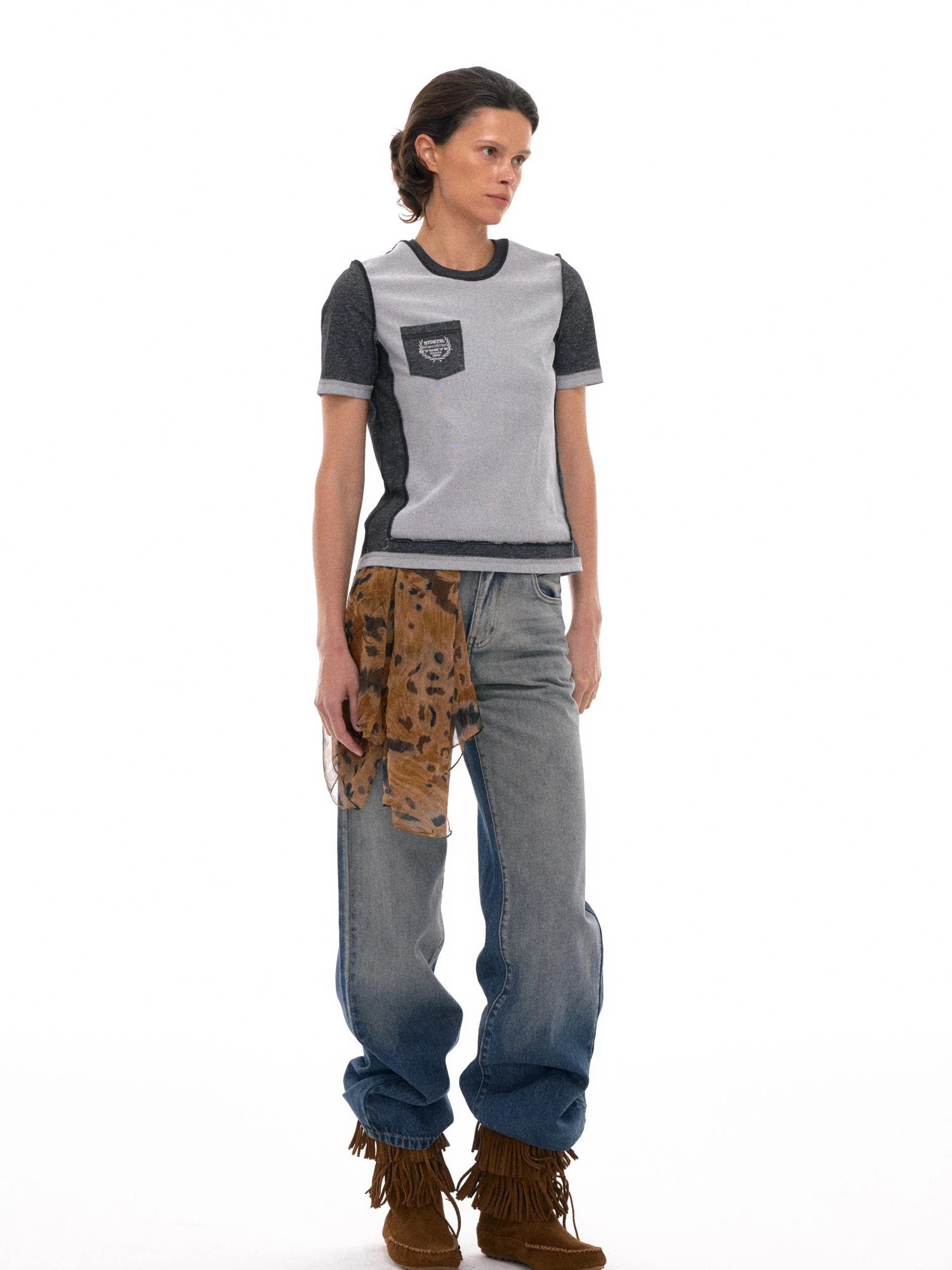 Wild Print Lightweight Rectangle Scarf