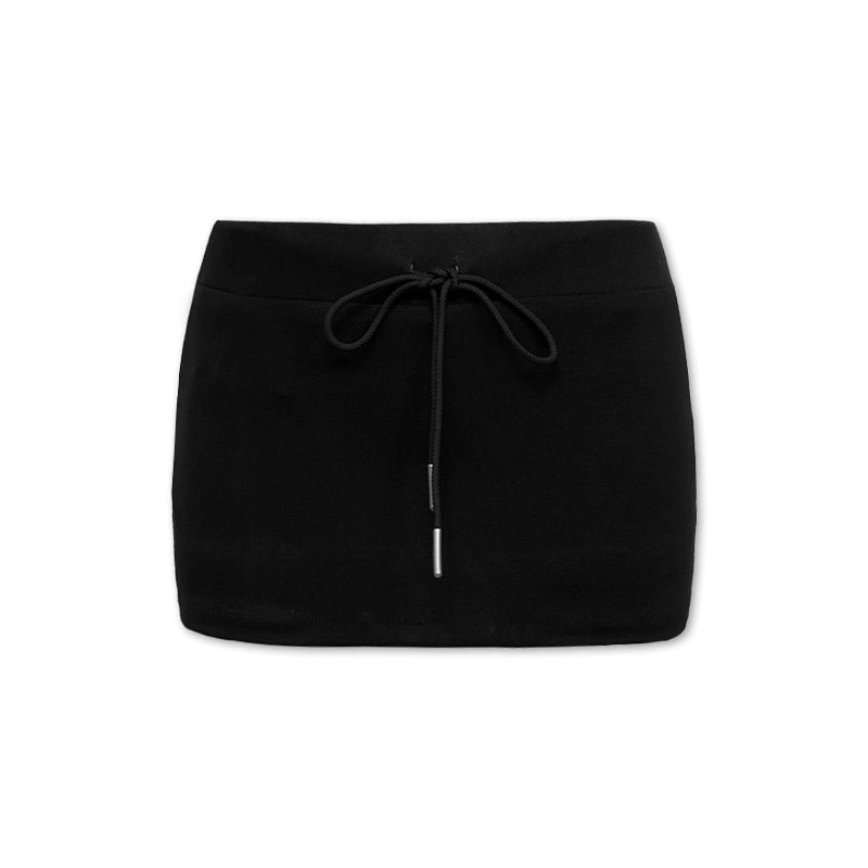 Low Waist Drawstring Cotton Shorts