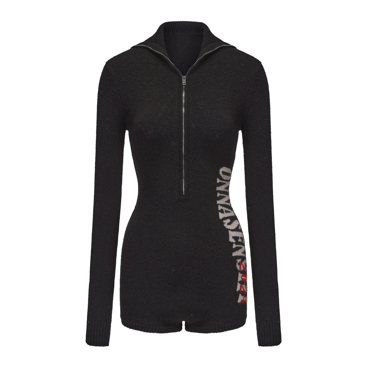 ONNASENSHI_Velvet_Knit_Zip_Embroidered_Women&