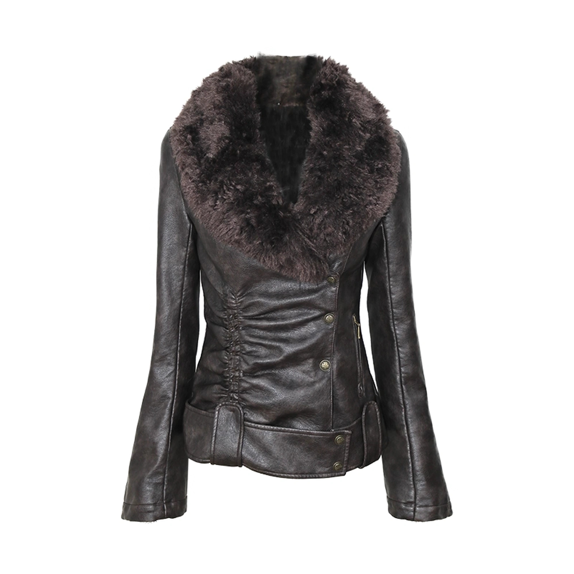 OPEN_AESTHETIC_Warm_Pu_Leather_Slim_Fit_Fur_Collar_Lapel_Vintage_Women_Pebble_Grain_Jacket_MISSTT