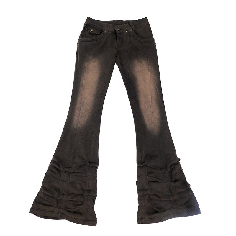 OPEN_AESTHETIC_Washed_Distressed_Stacked_Pleat_Hem_Women&