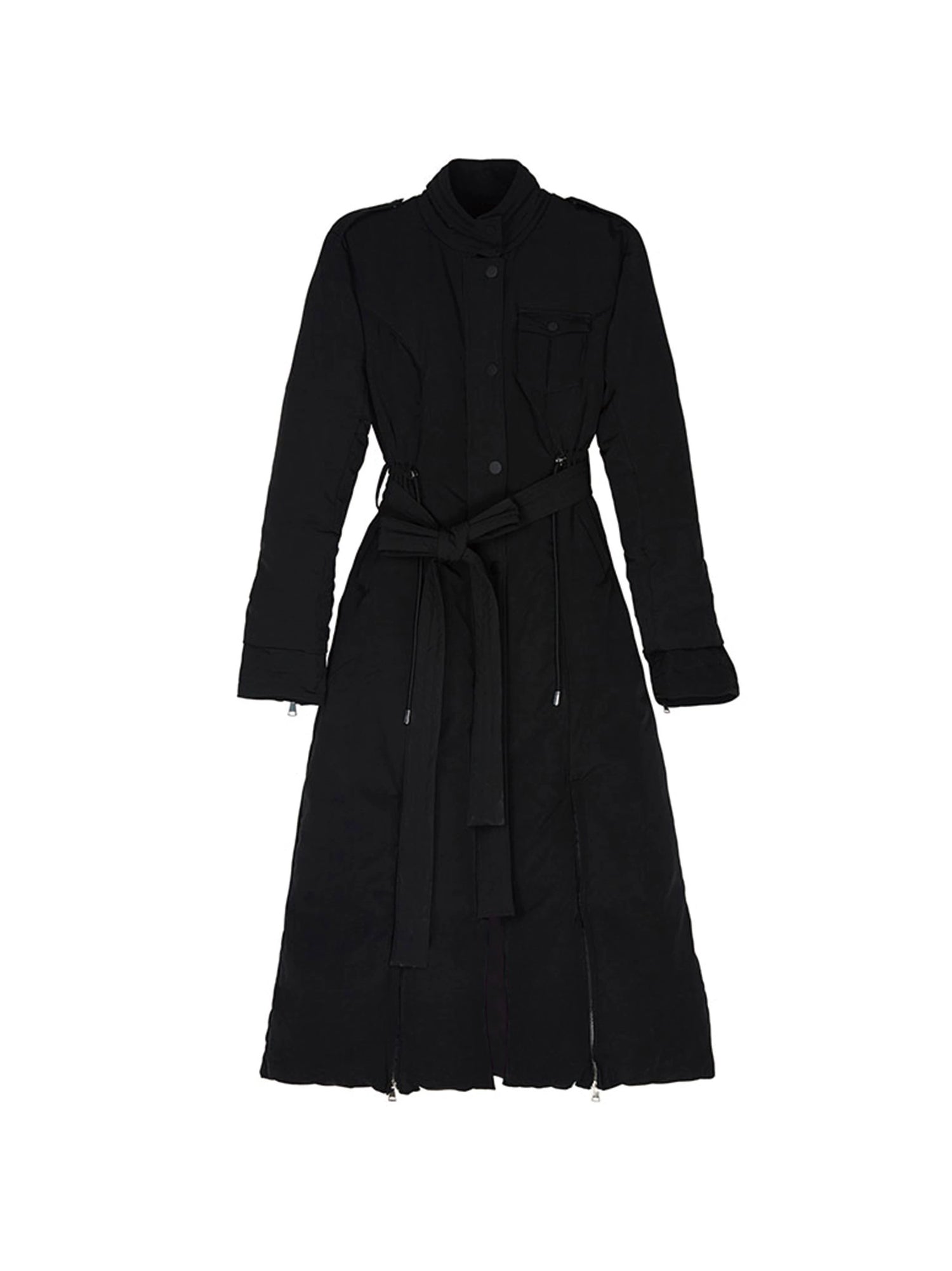 OfAkiva_Akiva_Black_Velvet_Down_Coat_Slim_Fit_MISSTT