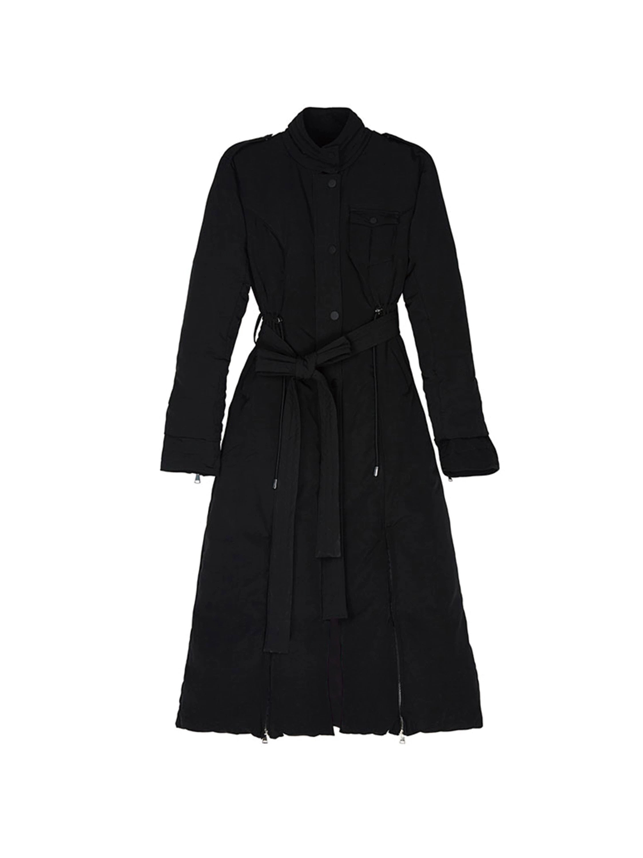 OfAkiva_Akiva_Black_Velvet_Down_Coat_Slim_Fit_MISSTT