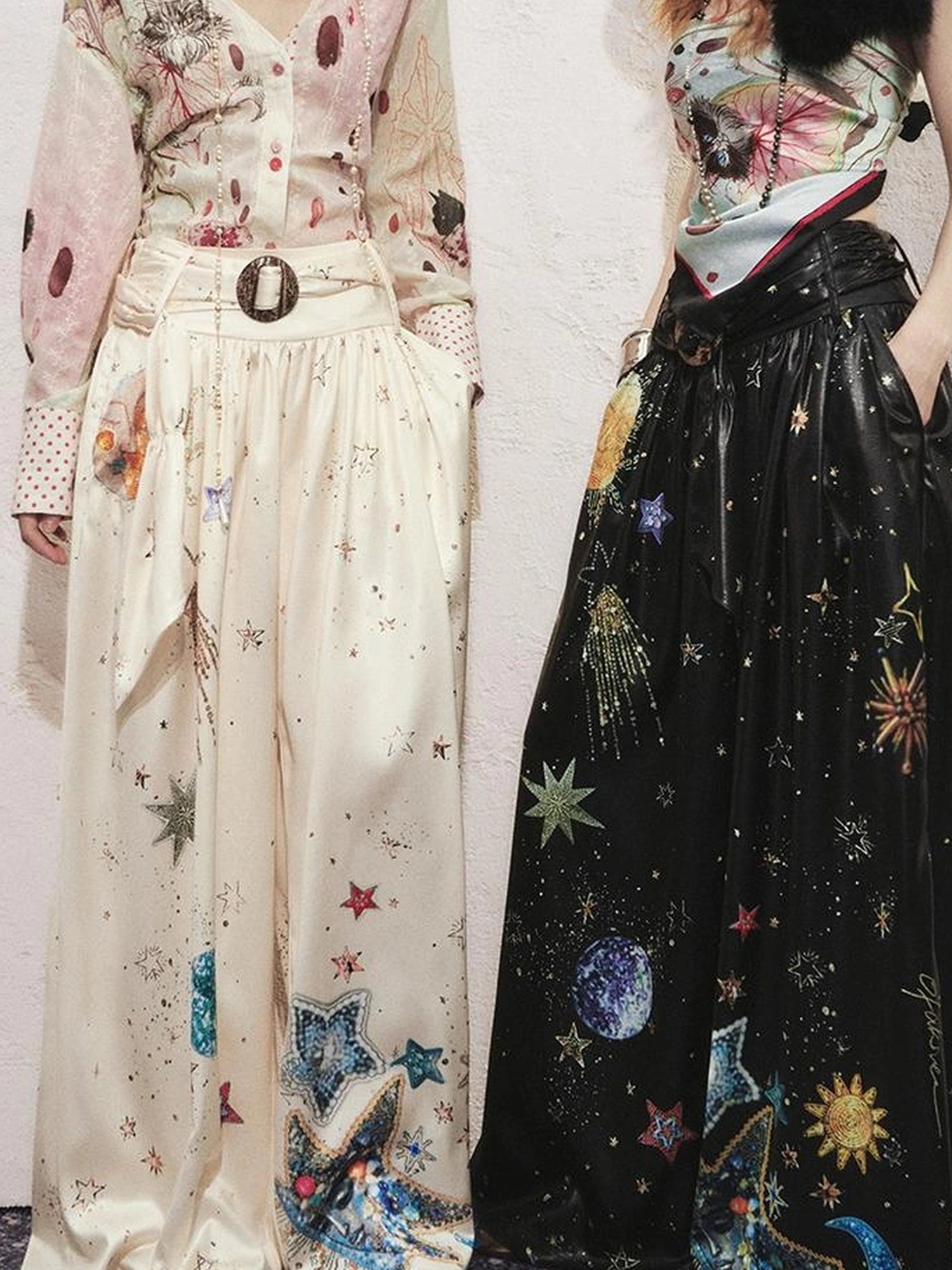 OfAkiva Akiva Bountiful Begonia Kitten Silk Scarf