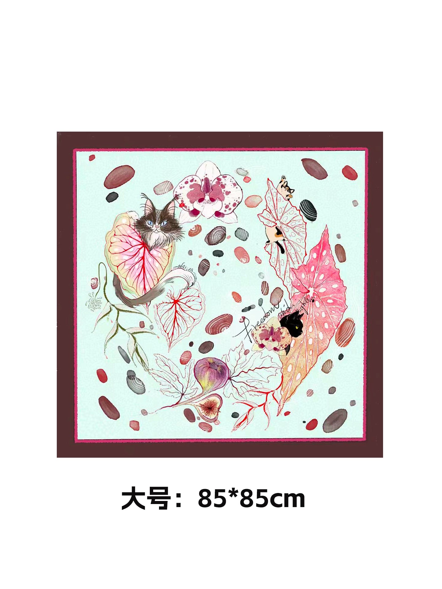 OfAkiva_Akiva_Bountiful_Begonia_Kitten_Silk_Scarf_MISSTT