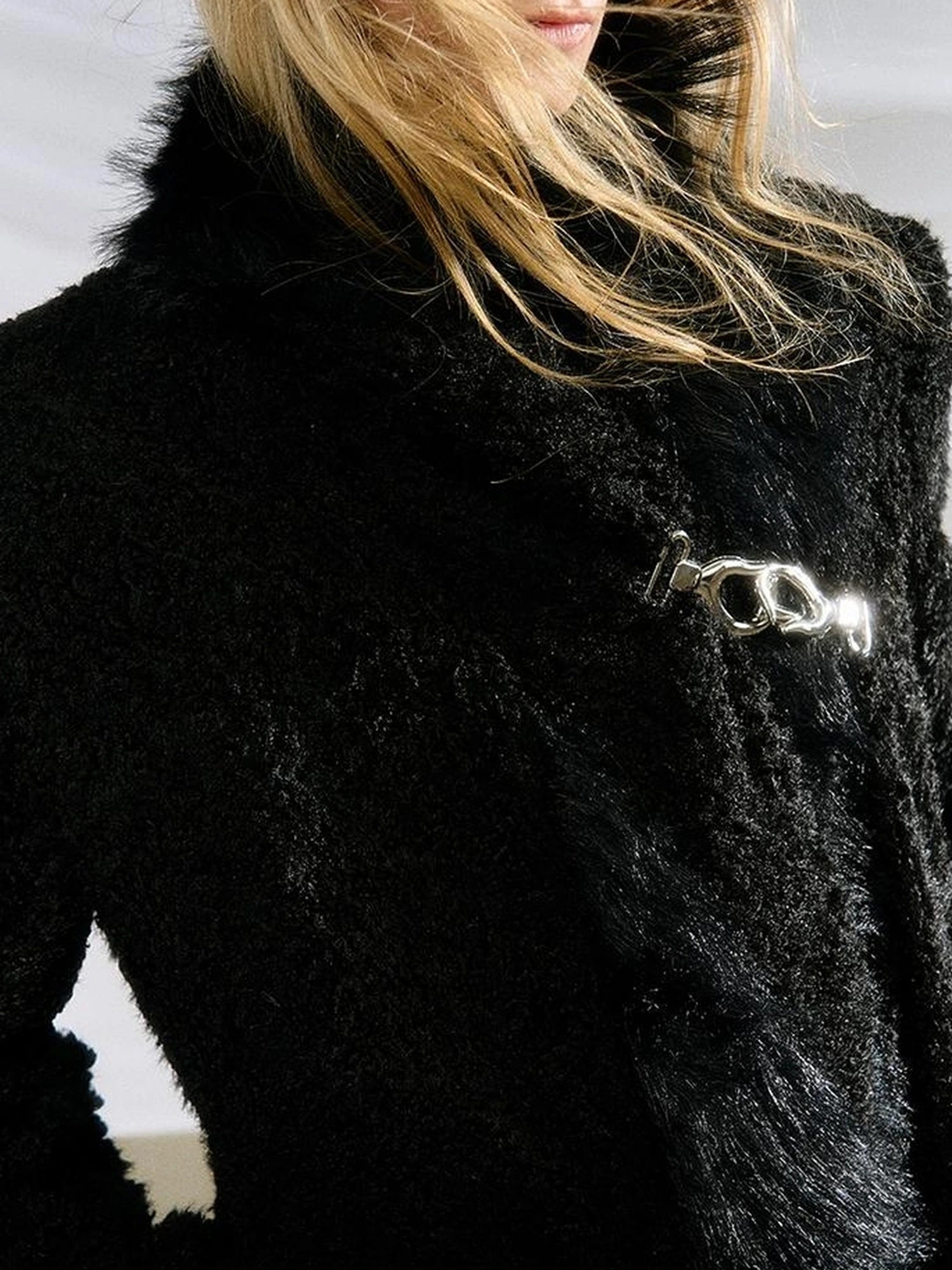 OfAkiva Akiva Textured Wool Blend Winter Coat