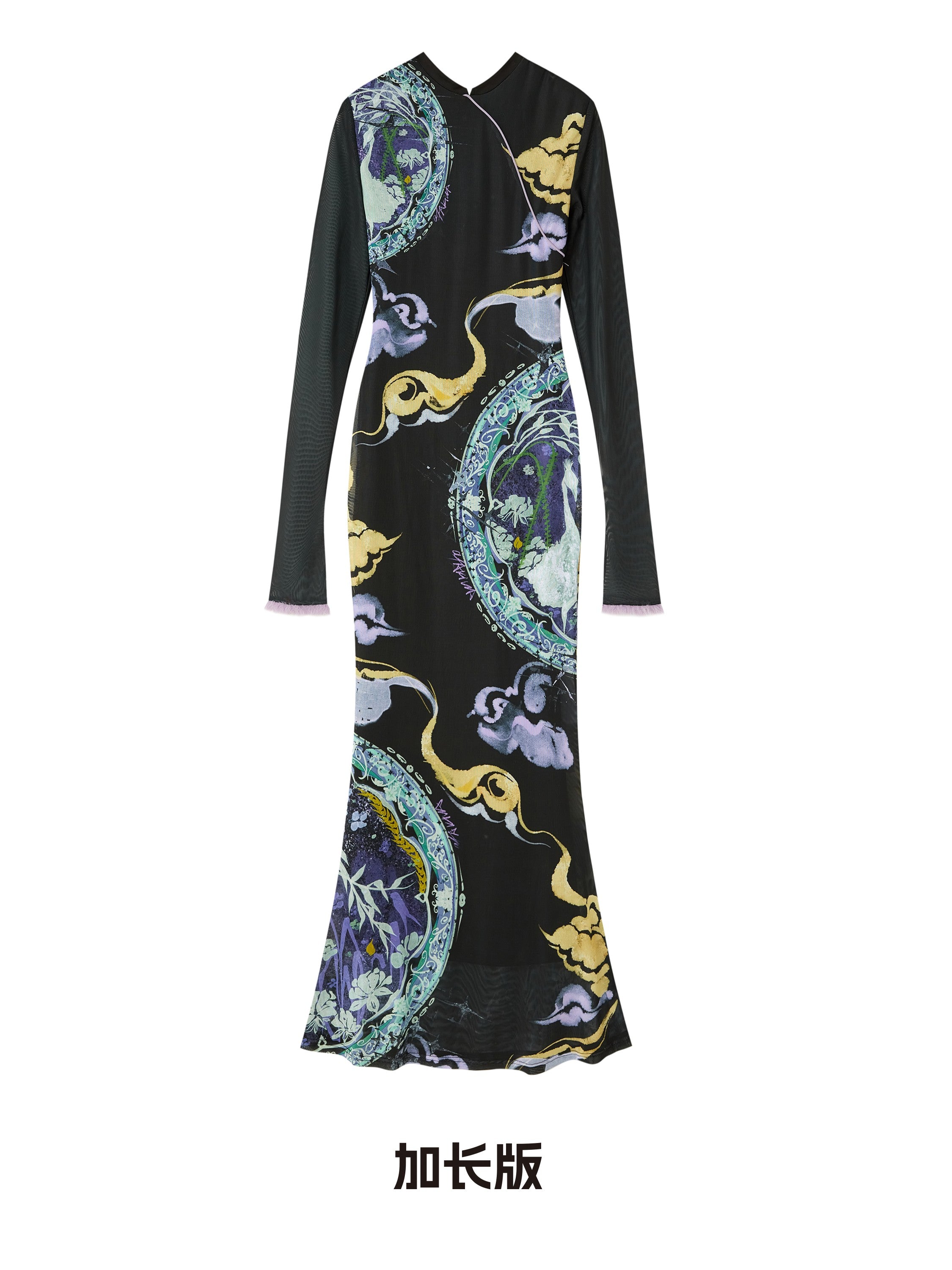 OfAkiva_Elegant_Colorblock_High_Waist_New_Chinese_Style_Slim_Fit_Long_Sleeve_Maxi_Dresses_MISSTT