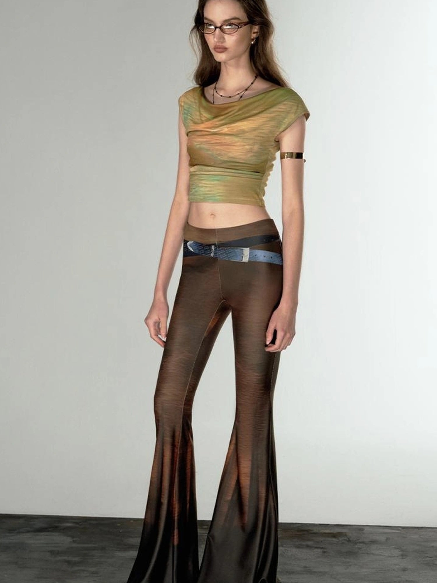 Evening At Argenteuil Oil Painting V-Neck T-Shirt