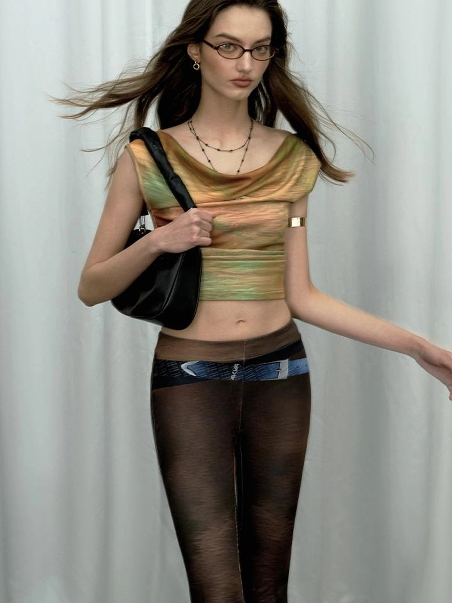 Evening At Argenteuil Oil Painting V-Neck T-Shirt