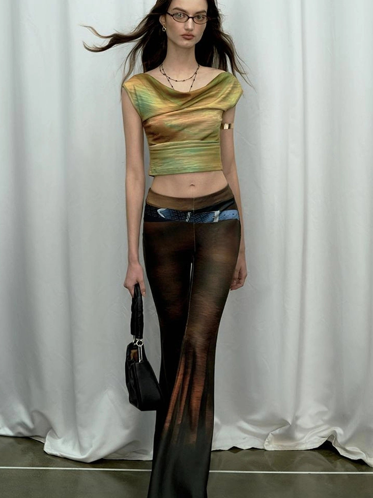 Evening At Argenteuil Oil Painting V-Neck T-Shirt