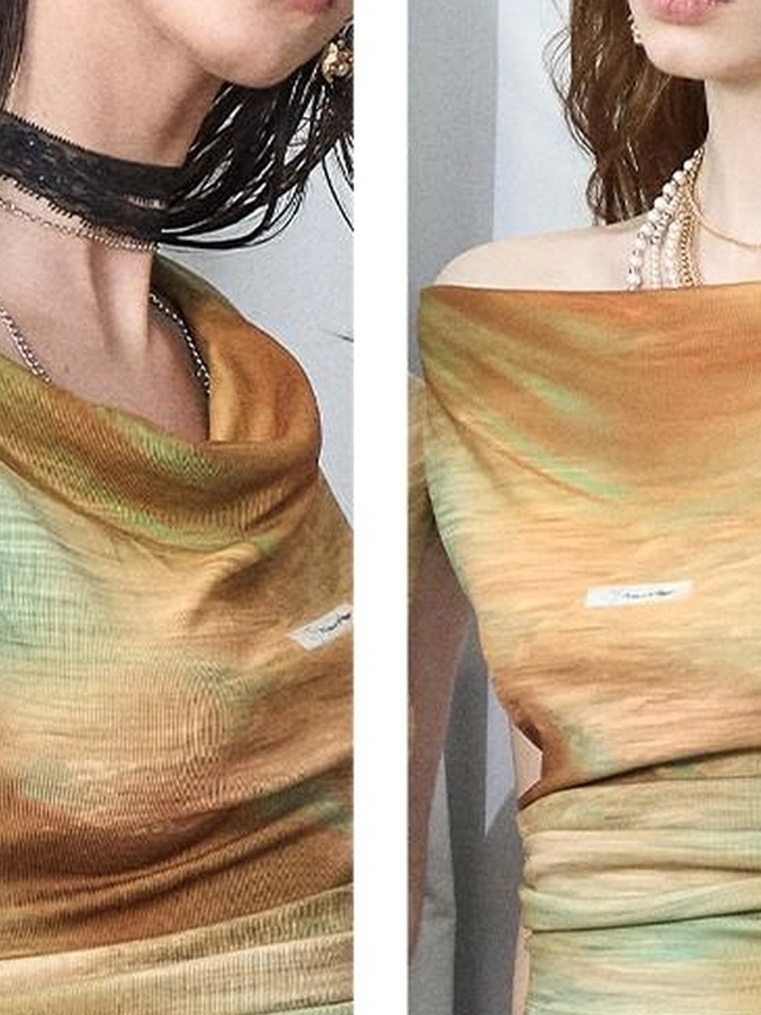 Evening At Argenteuil Oil Painting V-Neck T-Shirt