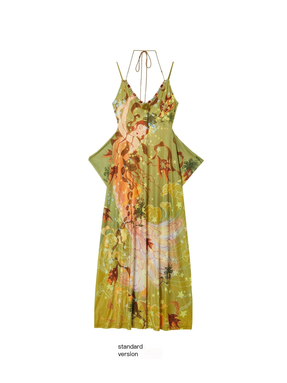OfAkiva_Floral_Beaded_High_Waist_A_Line_Women&