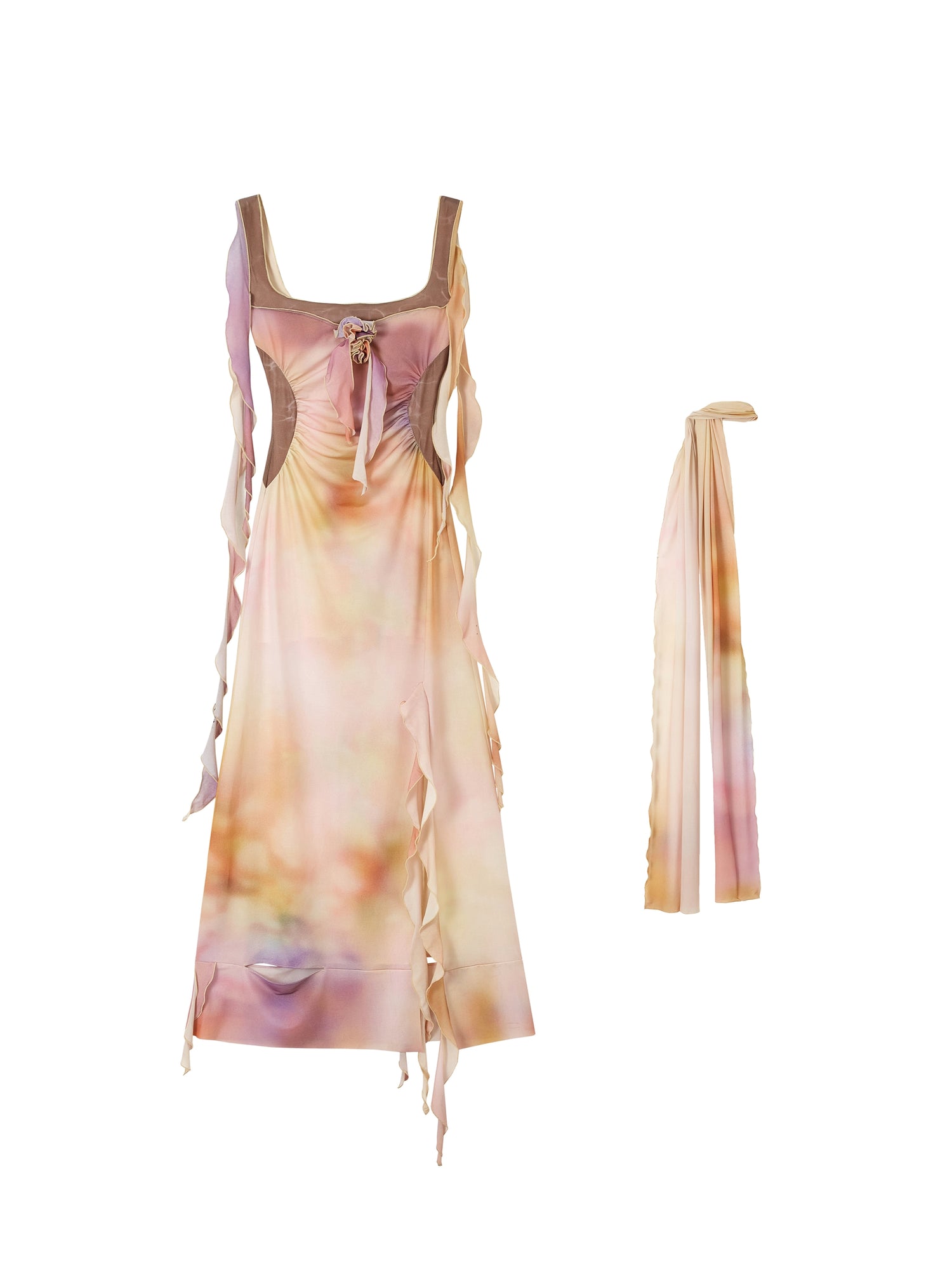 OfAkiva_Floral_Chiffon_Knit_Wrap_Dress_MISSTT