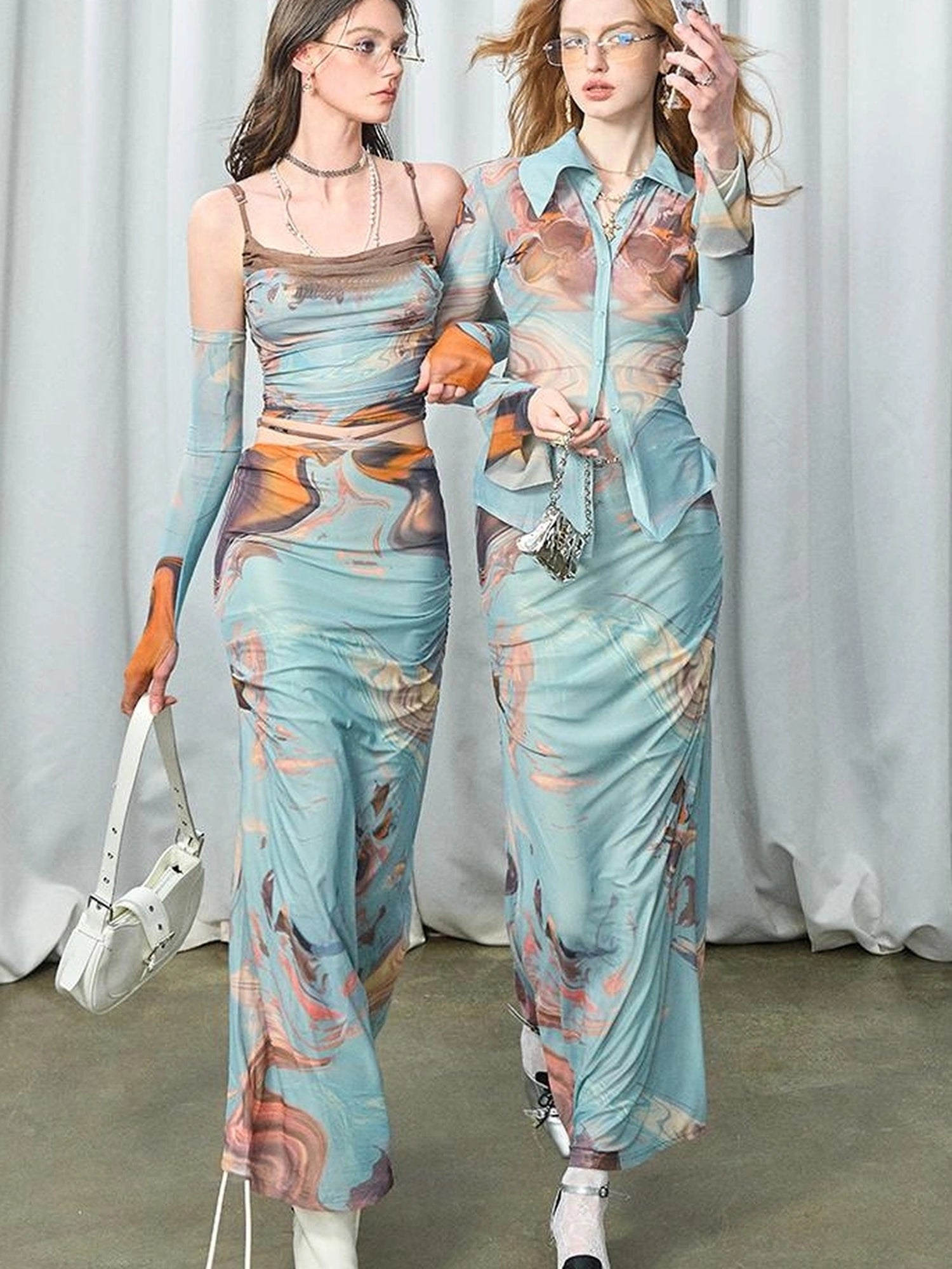 OfAkiva Gagosian Print Embroidered Shirt