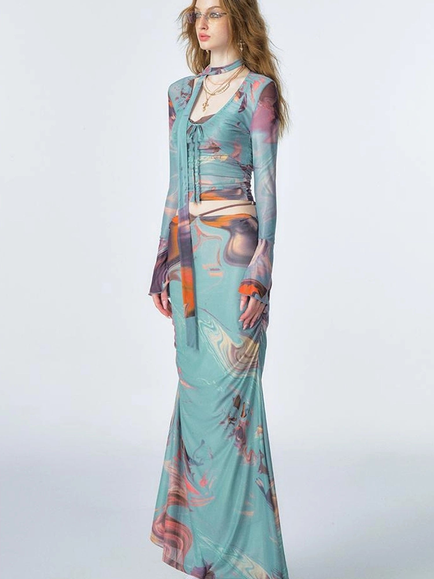 OfAkiva Gagosian Stroll Oil Painting Print Set