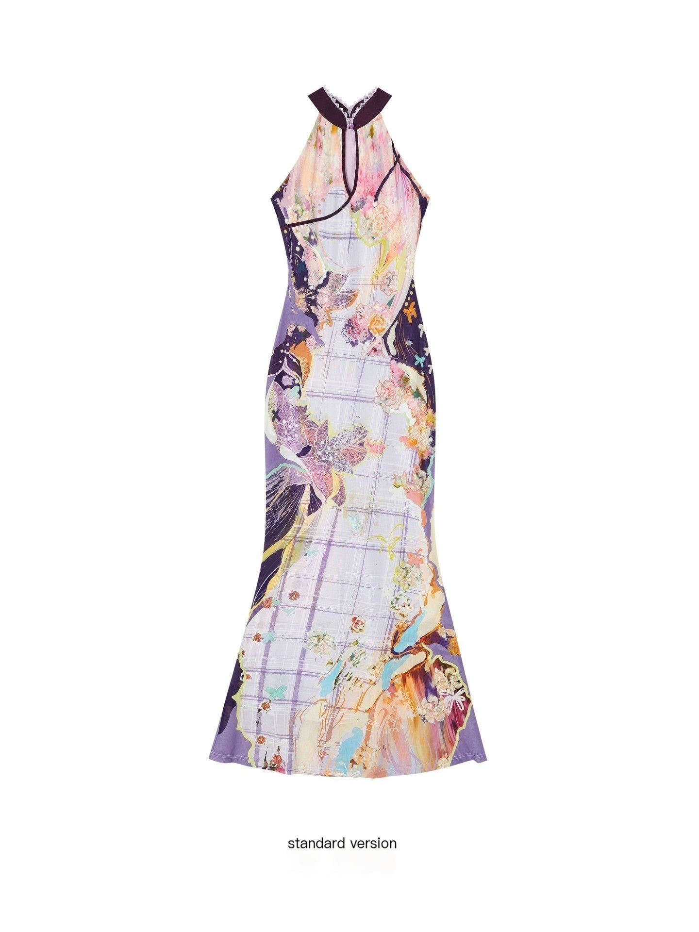 OfAkiva_Oil_Painting_Floral_Grid_Halter_Print_Women&