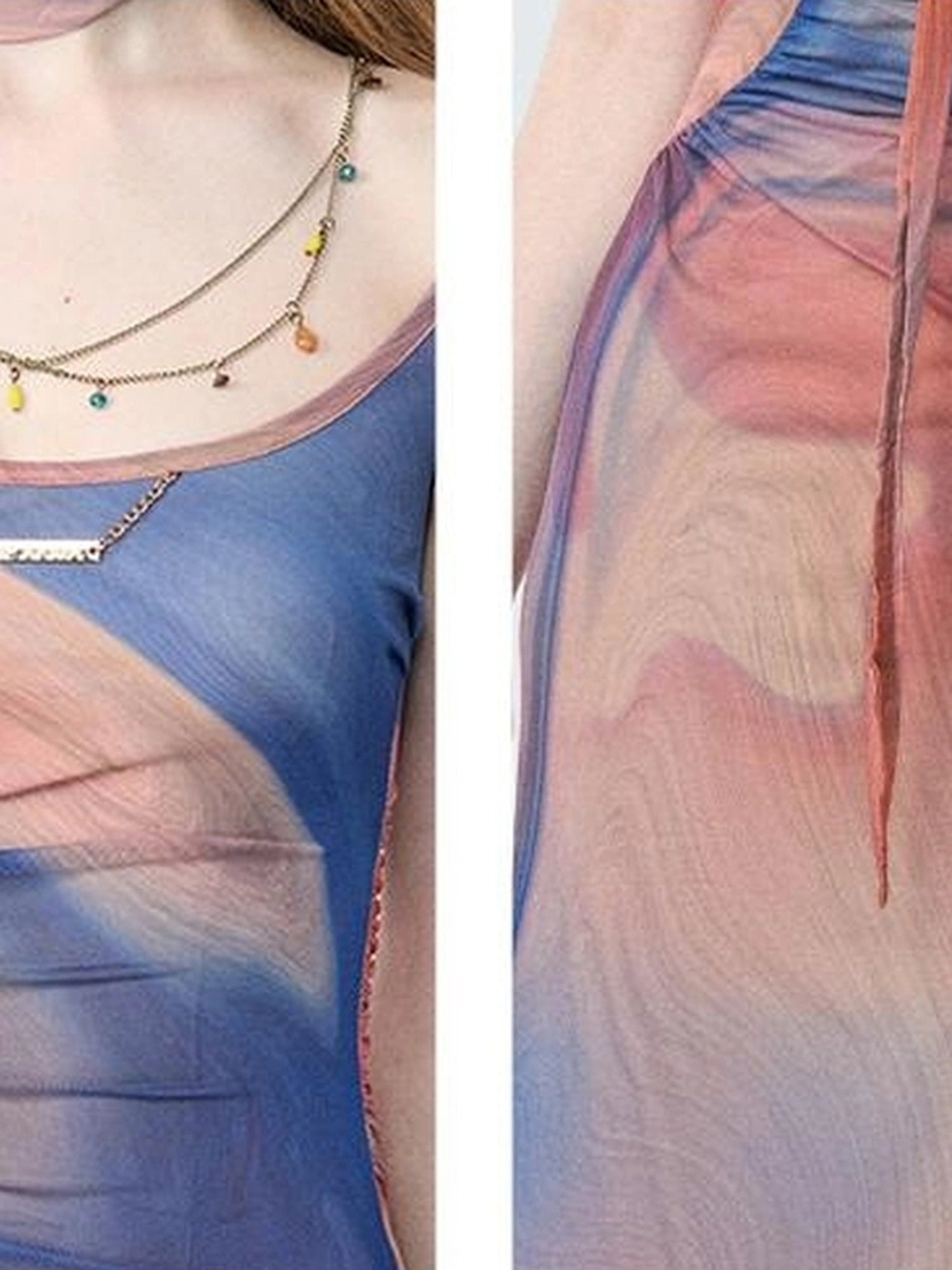 OfAkiva Oil Painting Floral Sundress