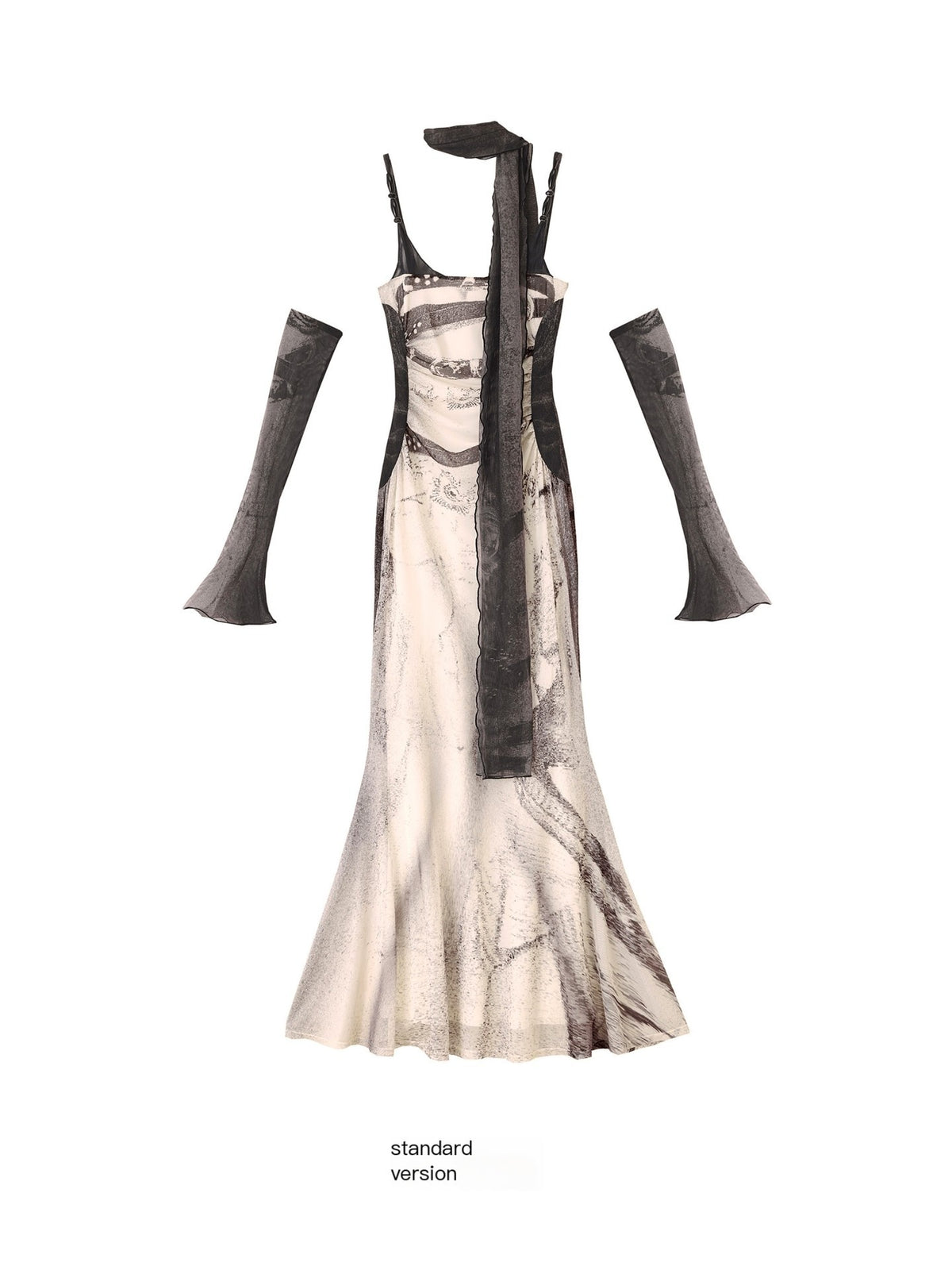 OfAkiva_Printed_Mesh_Ruched_Mermaid_Women&