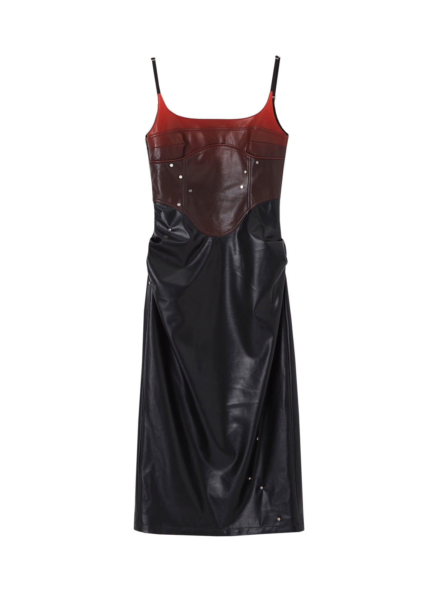 OfAkiva_Smoked_Gradient_Leather_Look_Slip_Dress_MISSTT