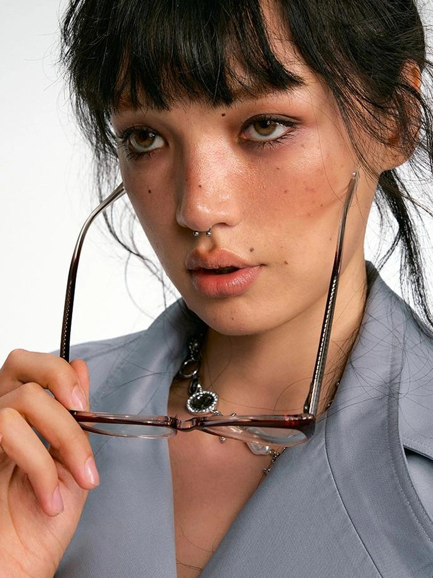 OfAkiva Tuileries Print Trench With Detachable Waist Tie