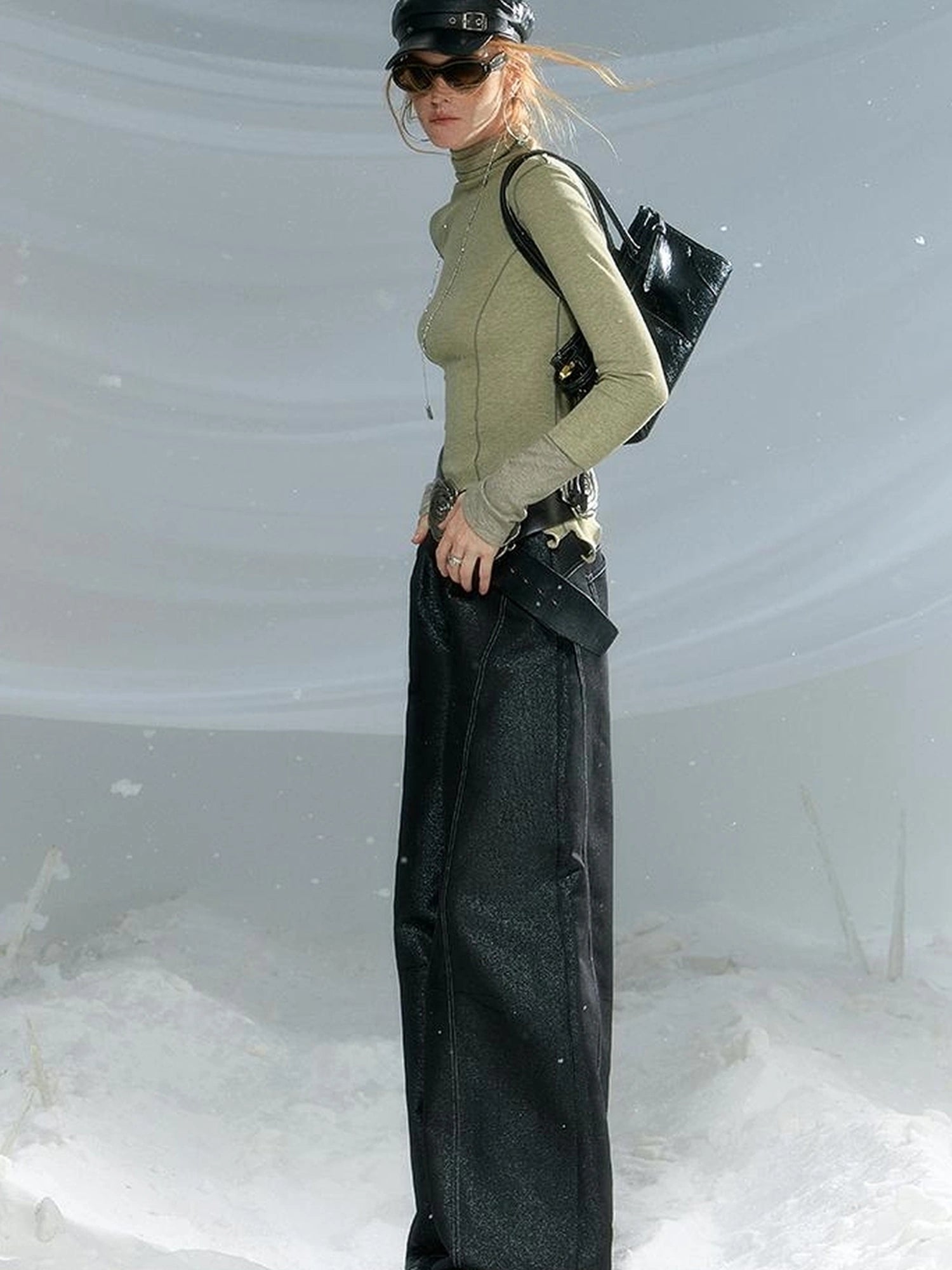 OfAkiva Two Tone Reversible Turtleneck