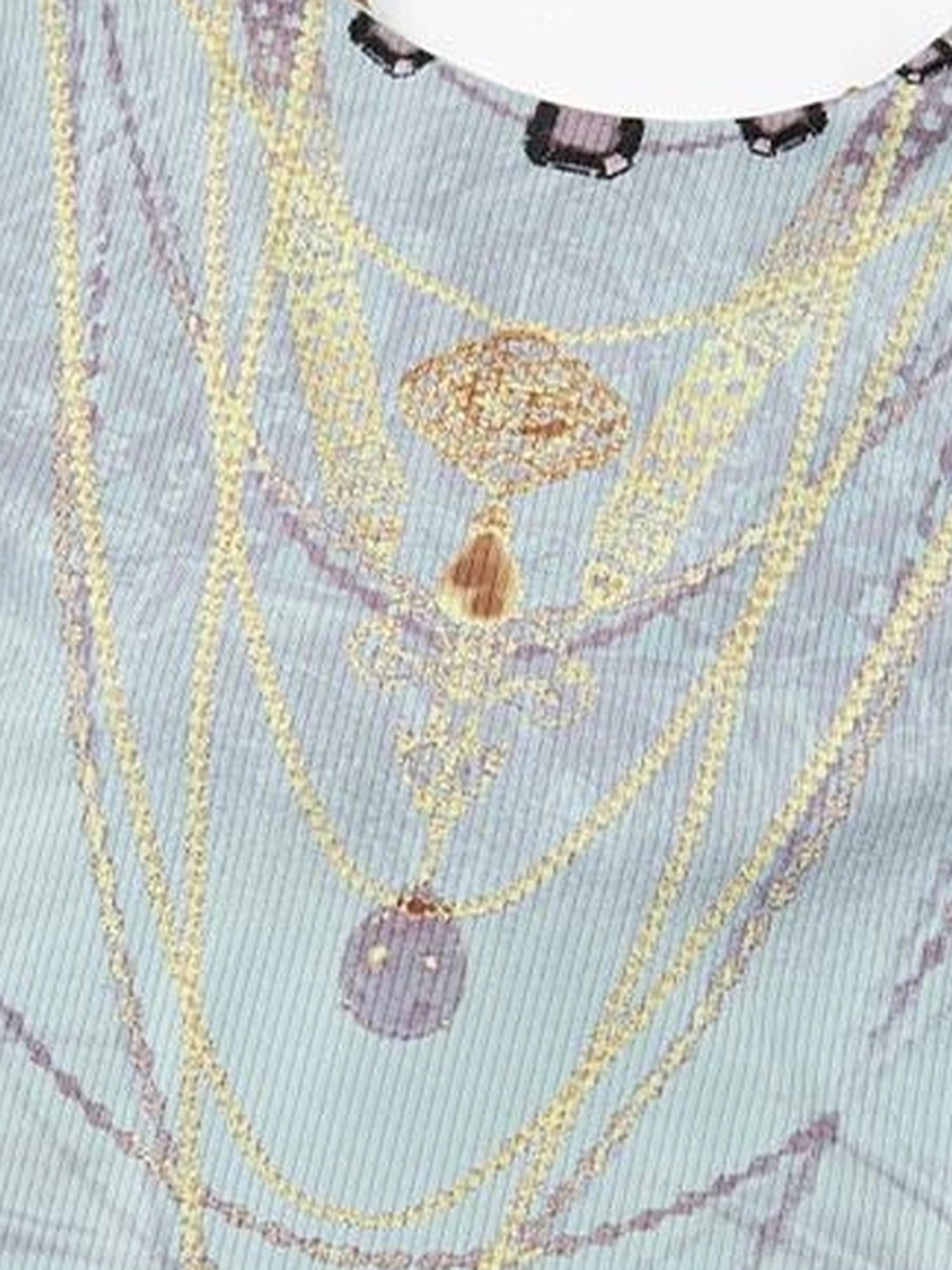 OfAkiva V-Neck Fishtail Maxi Dress With Floral Print