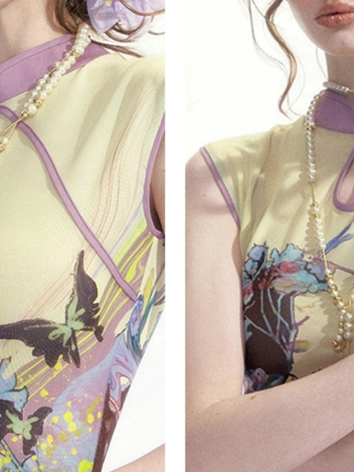 OfAkiva V-Neck T-Shirt Long-Sleeve Maxi Dress