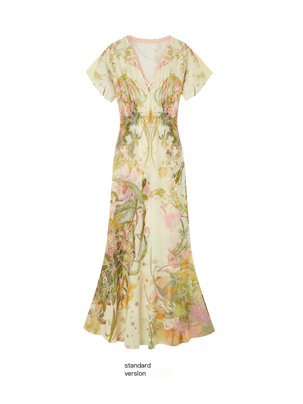 OfAkiva_Watercolor_Floral_Print_New_Chinese_Flying_Sleeve_Fishtail_Women&