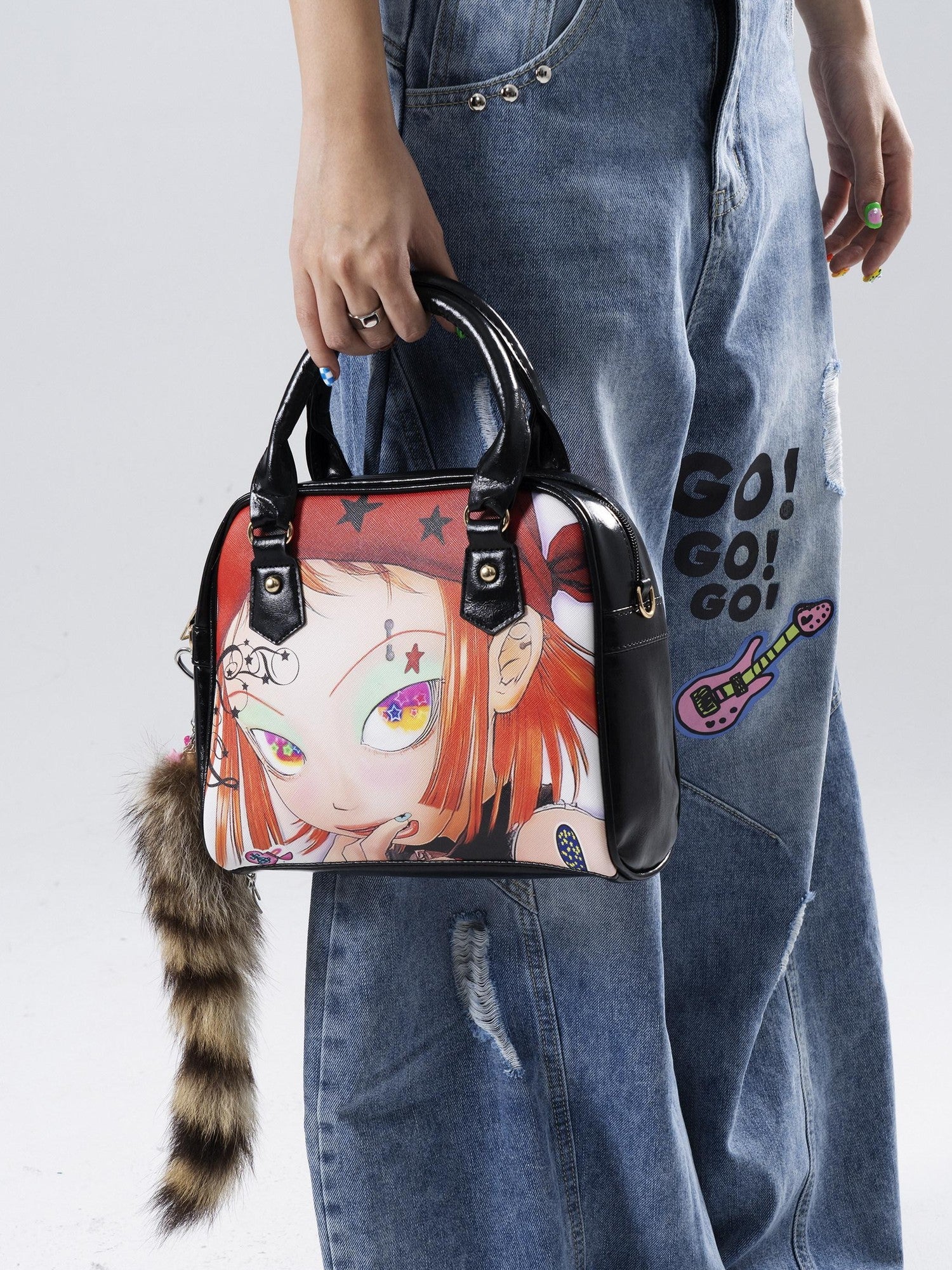 Oogreenapple Doll Subculture Ita Street Sweet Cool Crossbody Women&