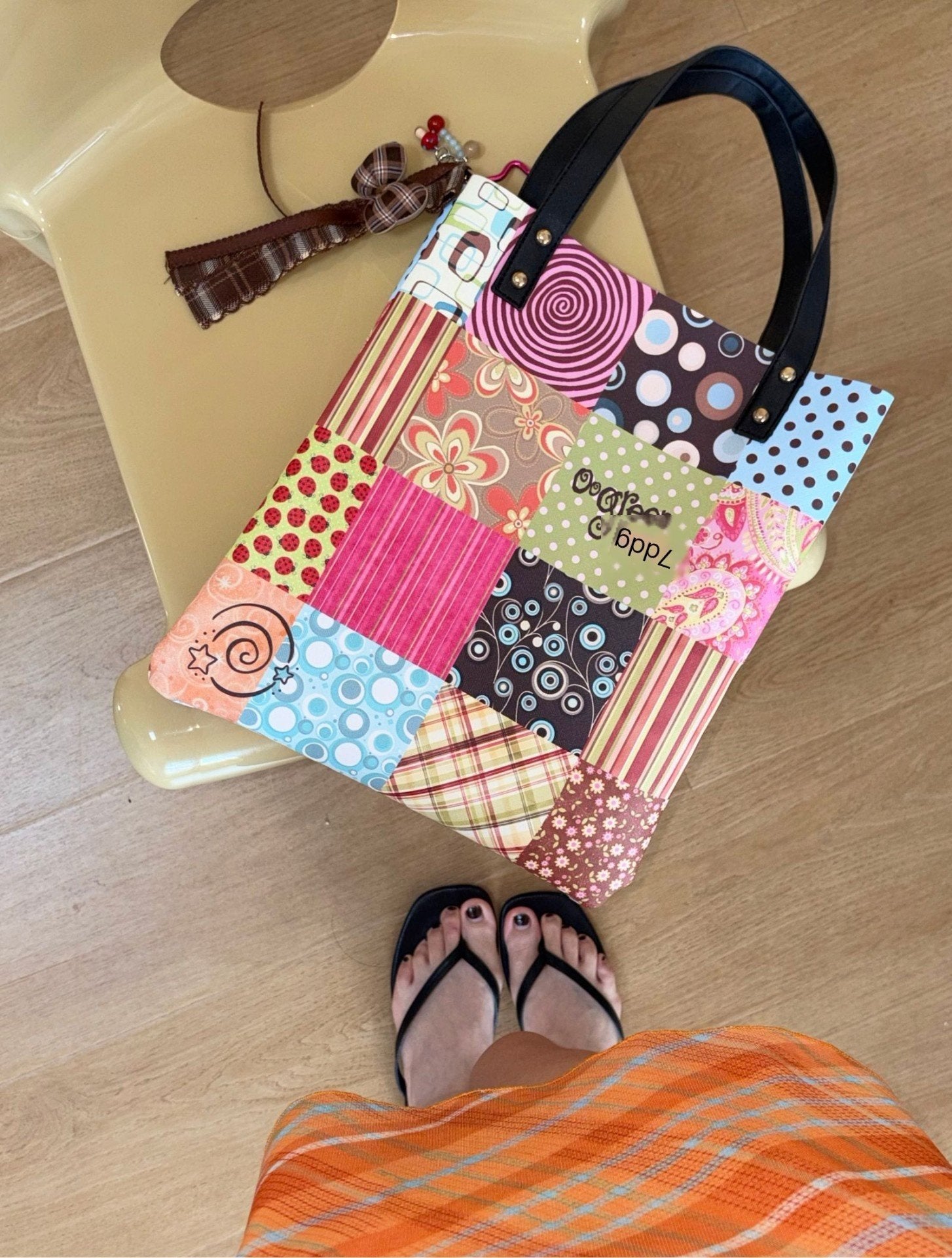 Oogreenapple_Vintage_Dachshund_Print_Envelope_Tote_Women&