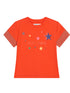 Jumping Sugar Starry Tee V Neck T Shirt Long Sleeve