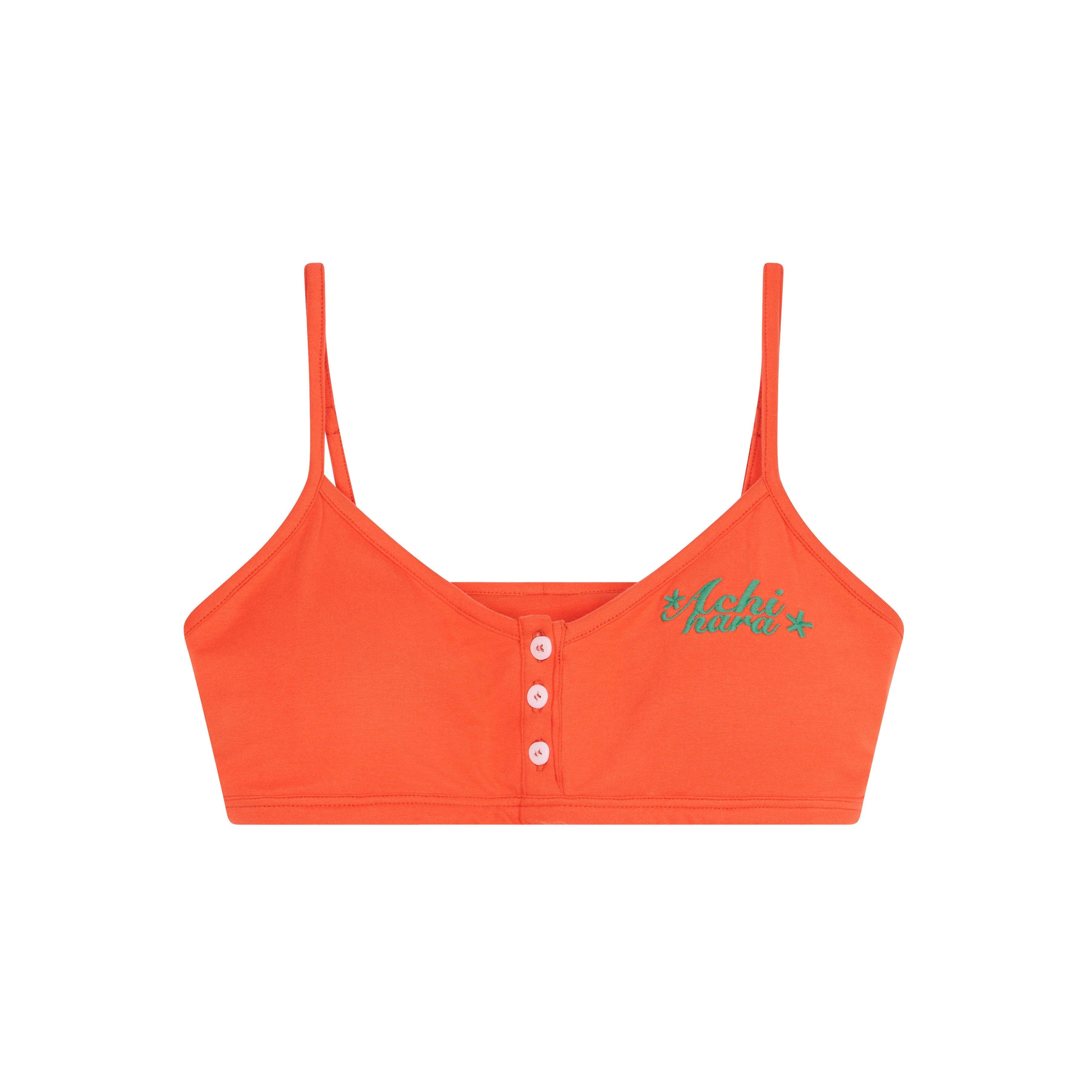 Achihara Brittany Candy Bralette V-Neck T-Shirt Long-Sleeve