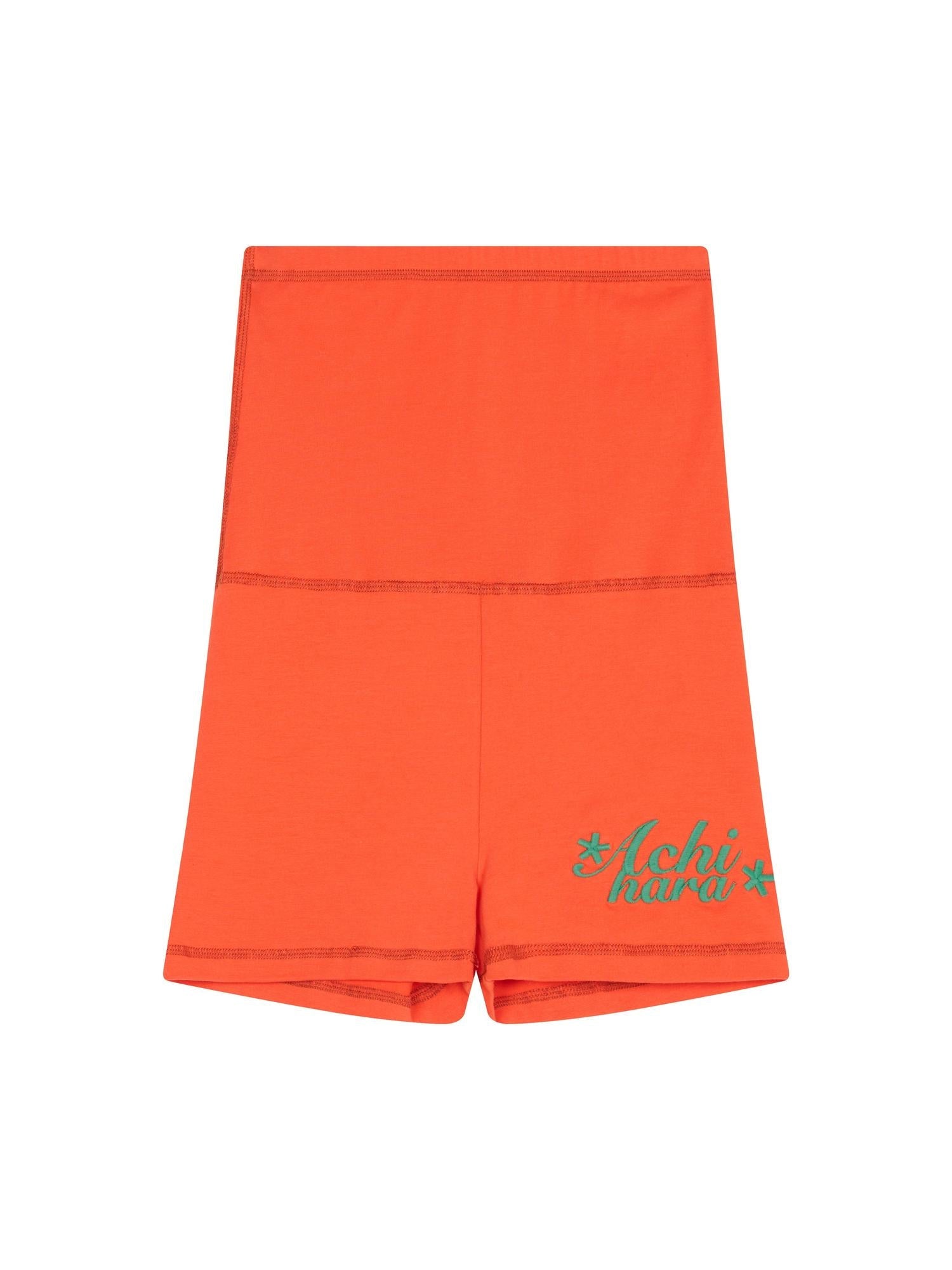 Achihara Brittany Soft Cotton Knit High Waisted Shorts