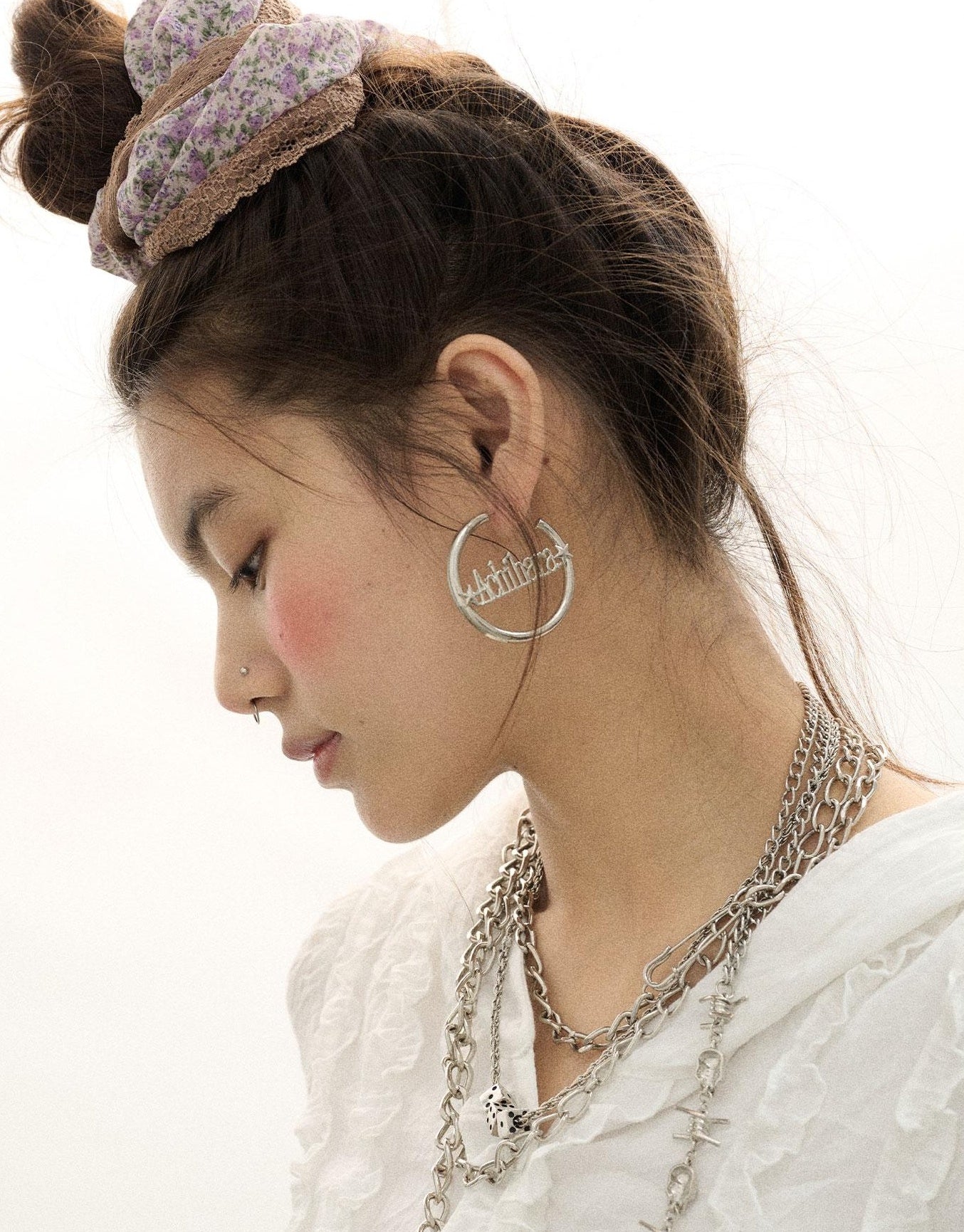 Achihara Orbit Star Earrings Chic Celestial Hoops