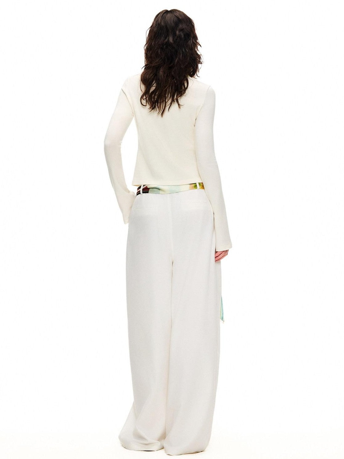 OuttheBlue Bud Green Bird Embroidered Slim Cardigan Women&