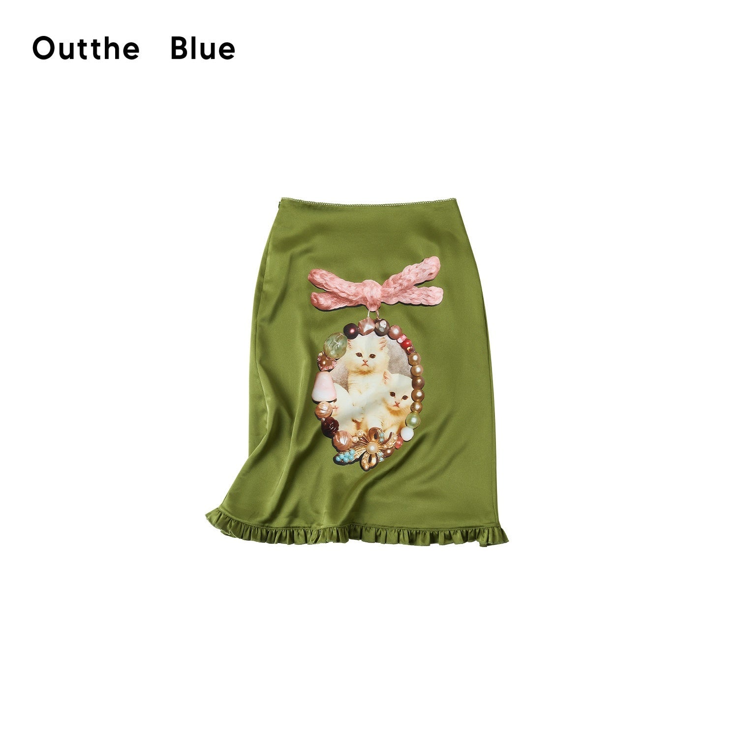 OuttheBlue_Flattering_Ruffle_Print_A_Line_Mid_Waist_Women_Olive_Green_Polyester_Midi_Skirts_MISSTT