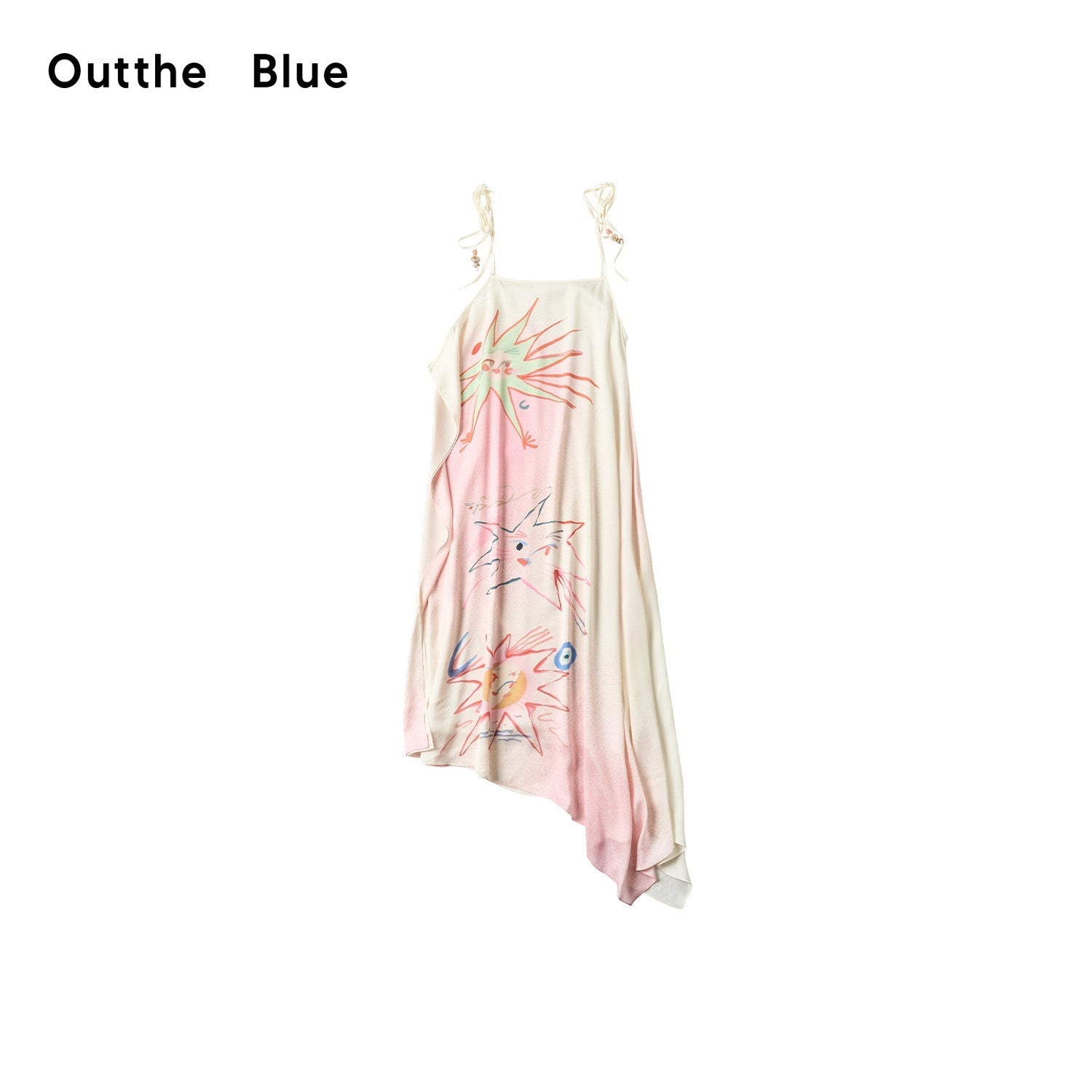 OuttheBlue_Floral_Print_Loose_Waist_Aline_Irregular_Hem_Pink_Vacation_Slip_Midi_Dresses_MISSTT