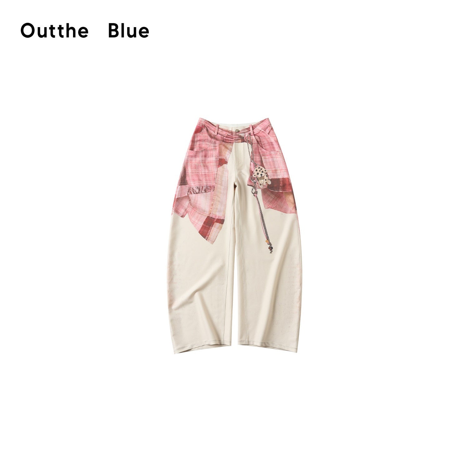 OuttheBlue_High_Stretch_Lyocell_Plaid_Midrise_Vintage_Straight_Leg_Zip_Fly_Womens_Chinos_MISSTT