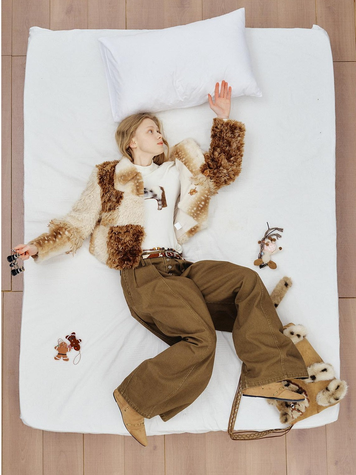 OuttheBlue High Waist Washed Cotton Comfort Casual Solid Khaki Coffee Women Wide Leg Pants