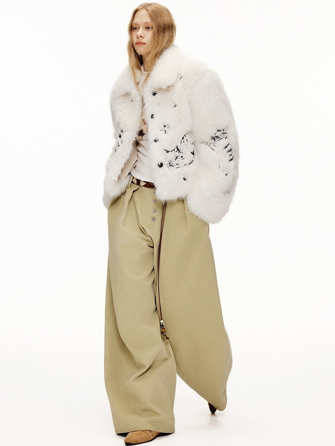 OuttheBlue High Waist Wide Leg Cotton Washed Casual Solid Khaki Coffee Women Pants