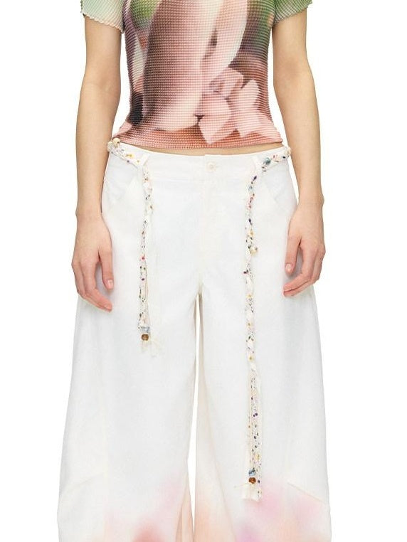 OuttheBlue Lightweight Polyester Slim Cropped Animal Print Women Short Sleeve T-Shirts